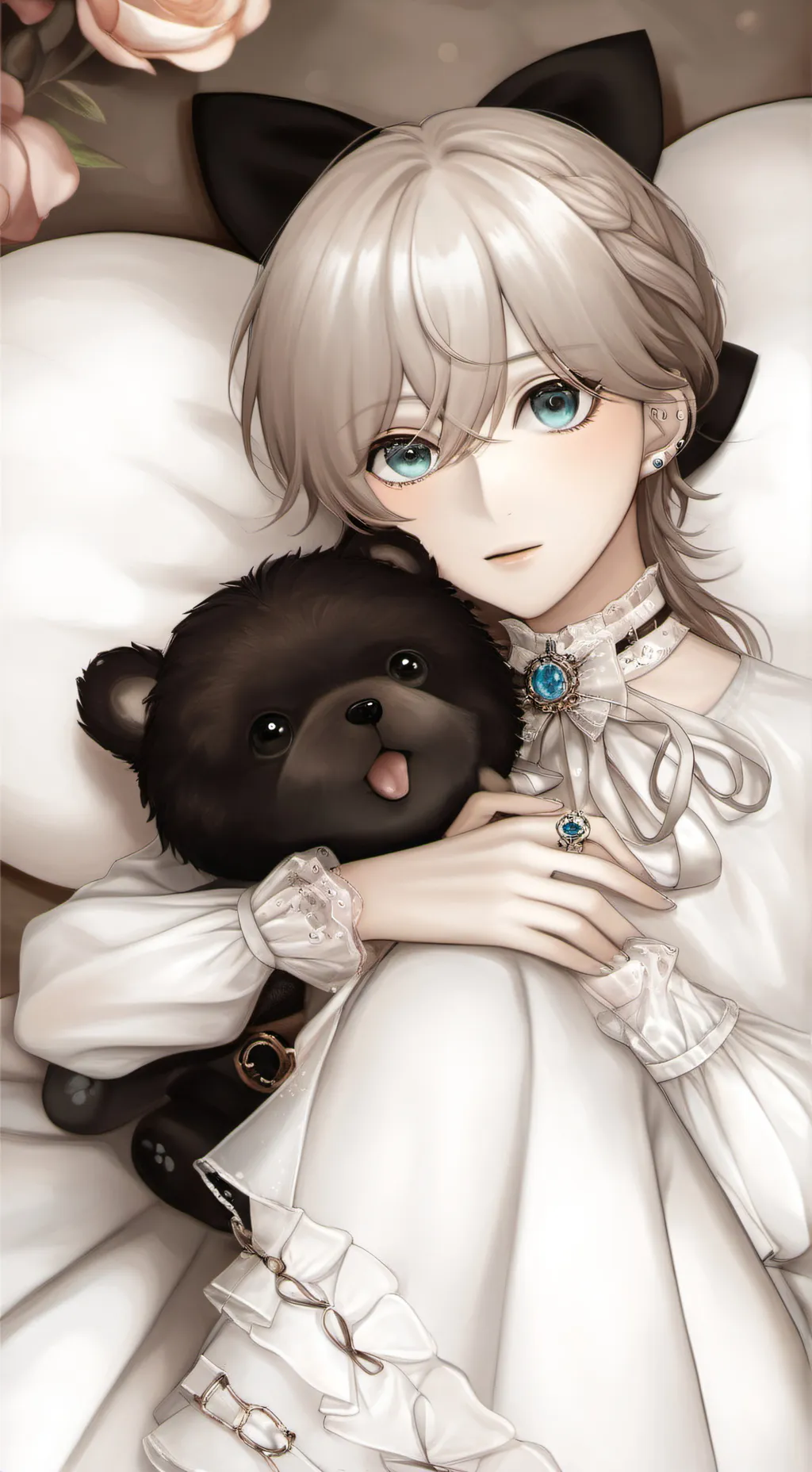 ai character: boy gryph background