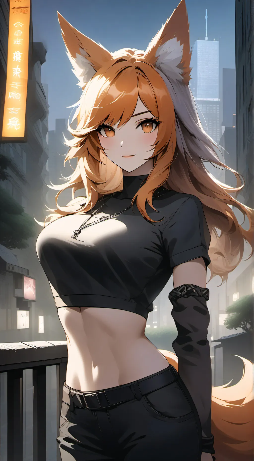 ai character: foxanne background