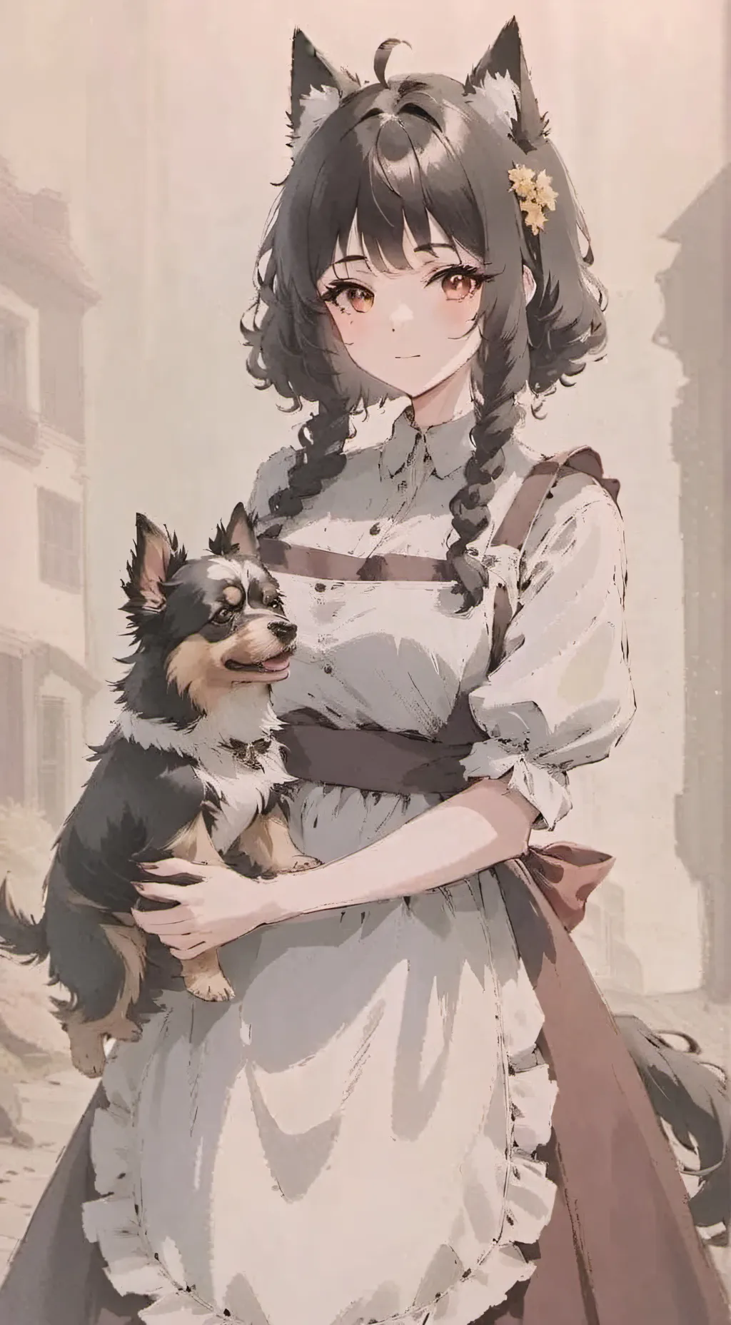 ai character: Yuna Trinity 🐾 background