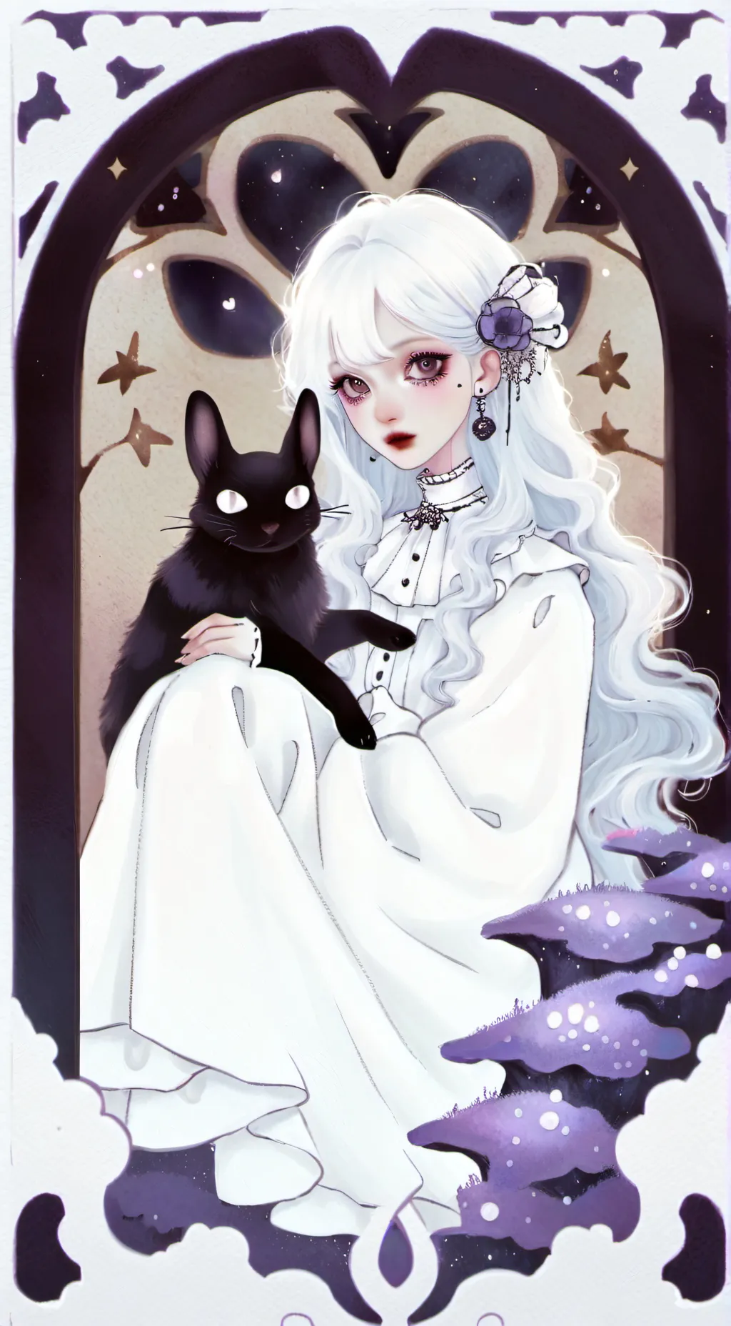 ai character: Shadowmilk  background