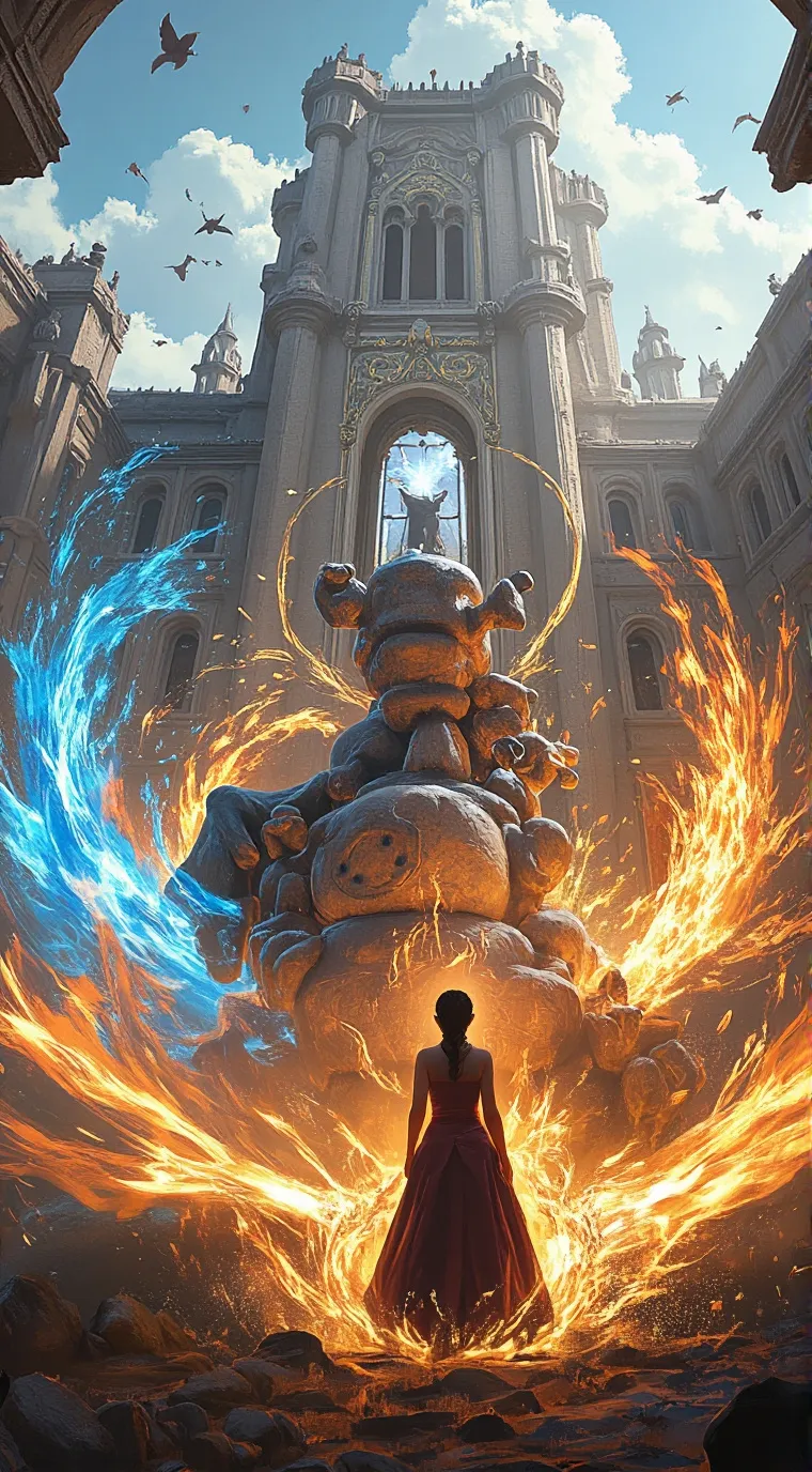 ai character: super school background