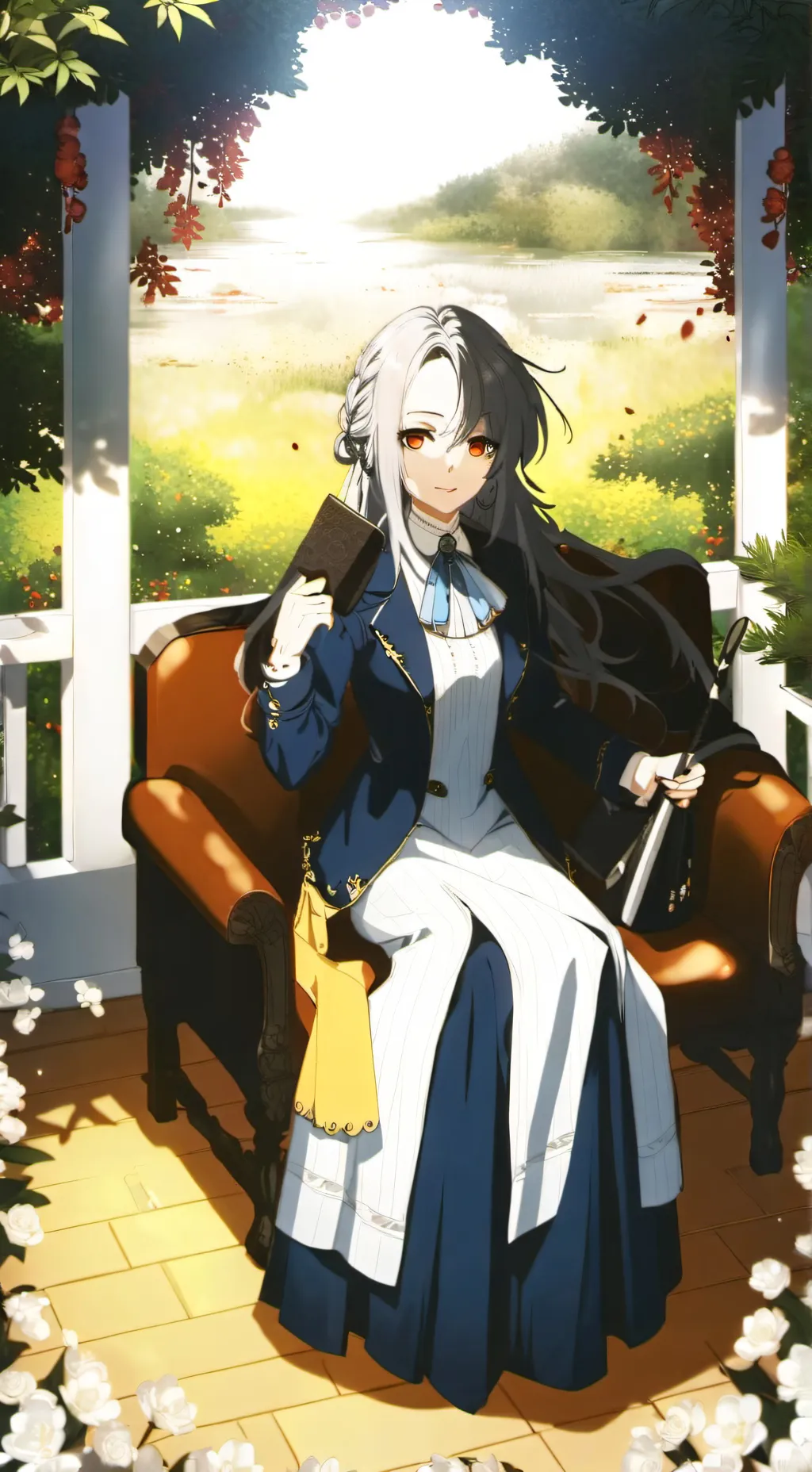 ai character: Mónica  background