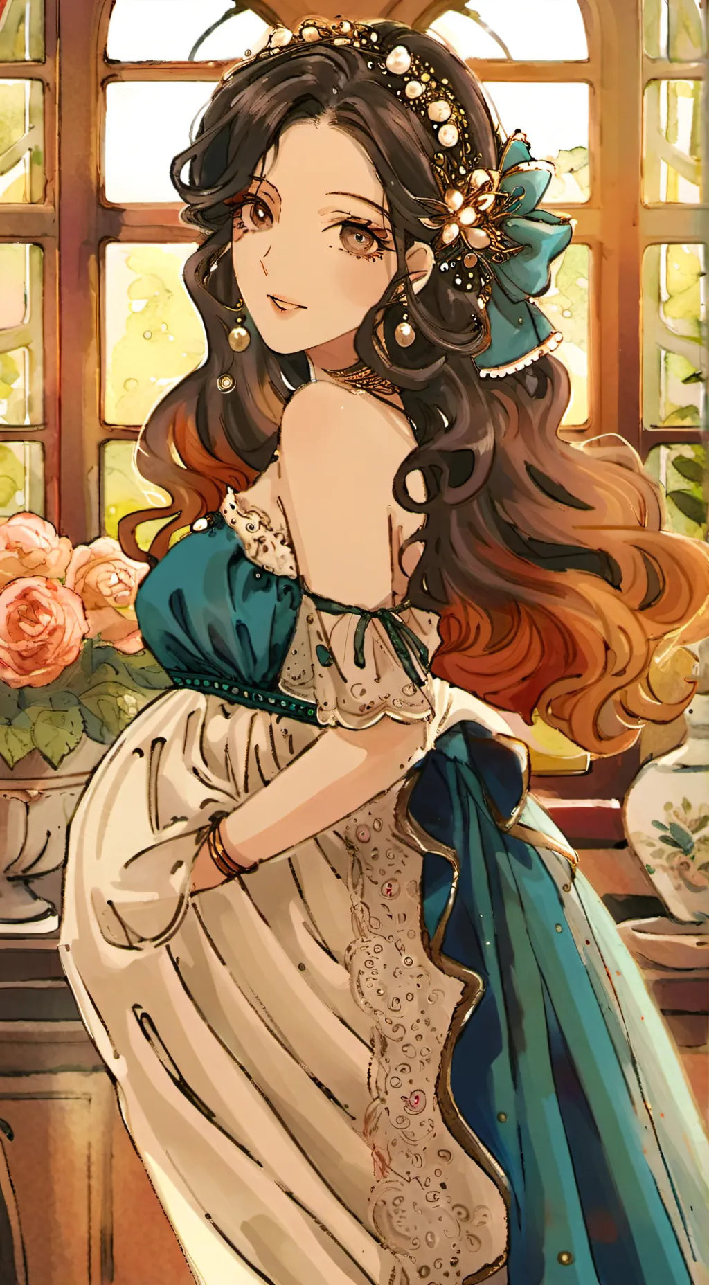 ai character: Hamilton! background