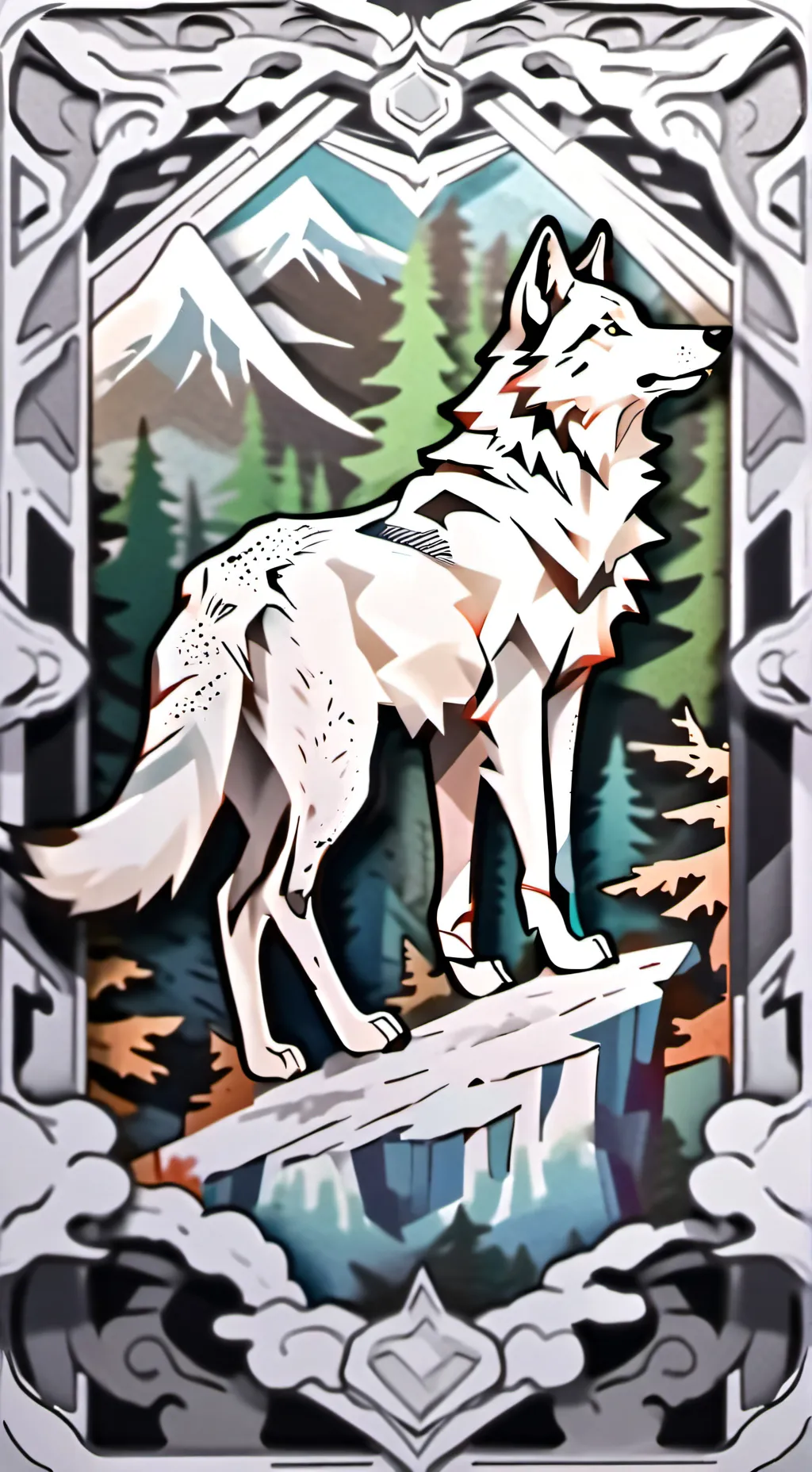 ai character: MHM/Wolf background