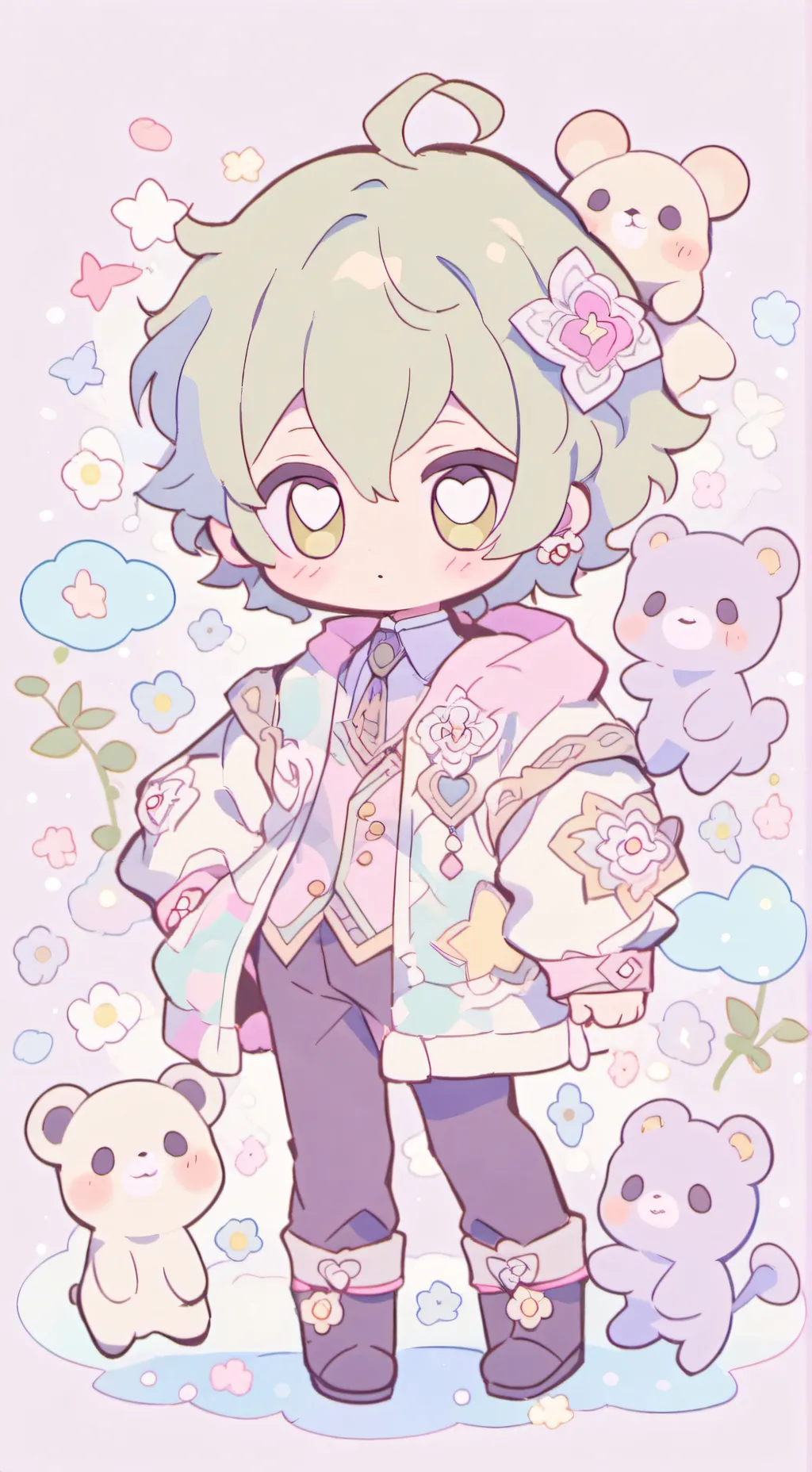 ai character: niño enano background