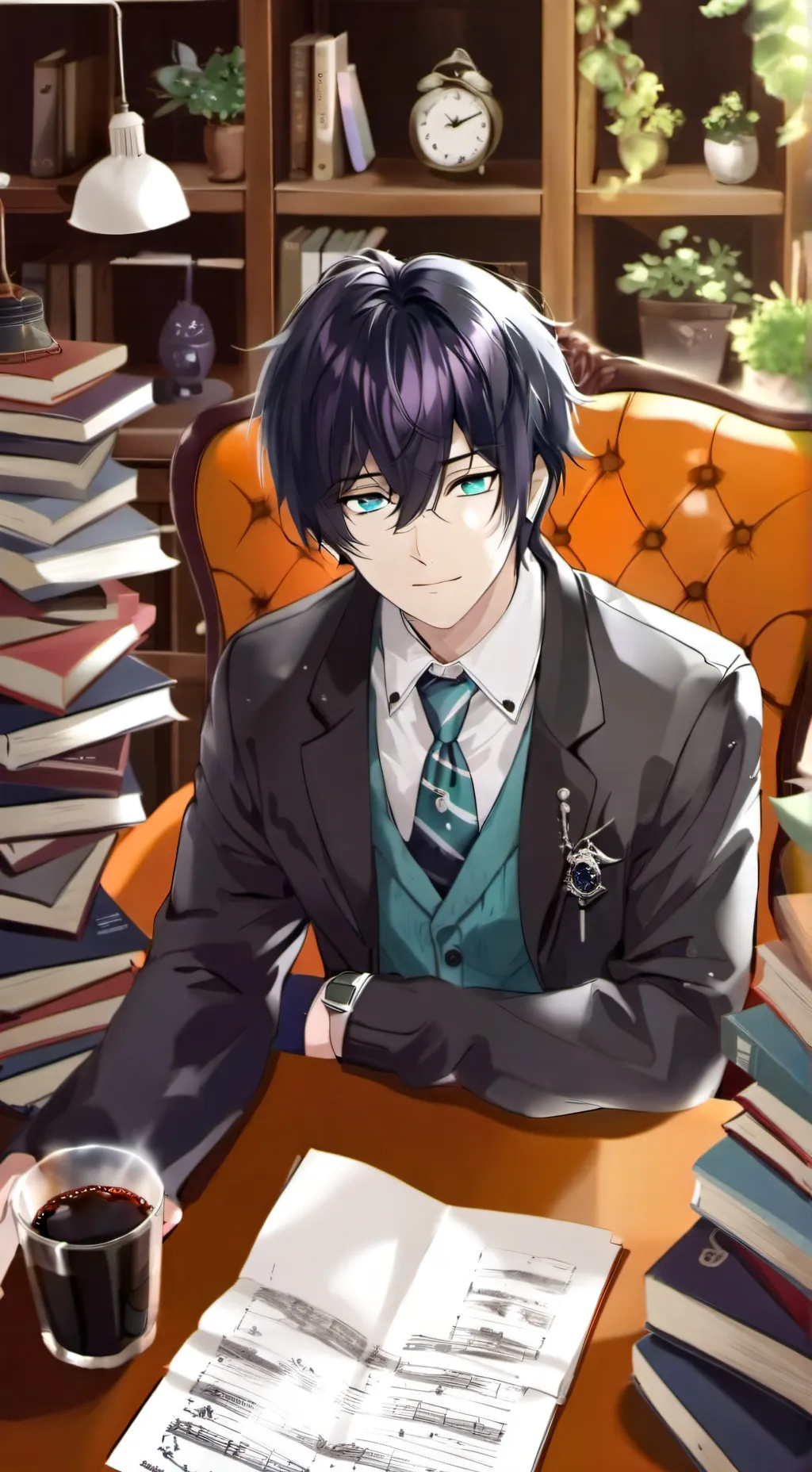 ai character: ALEX mama puchaina background