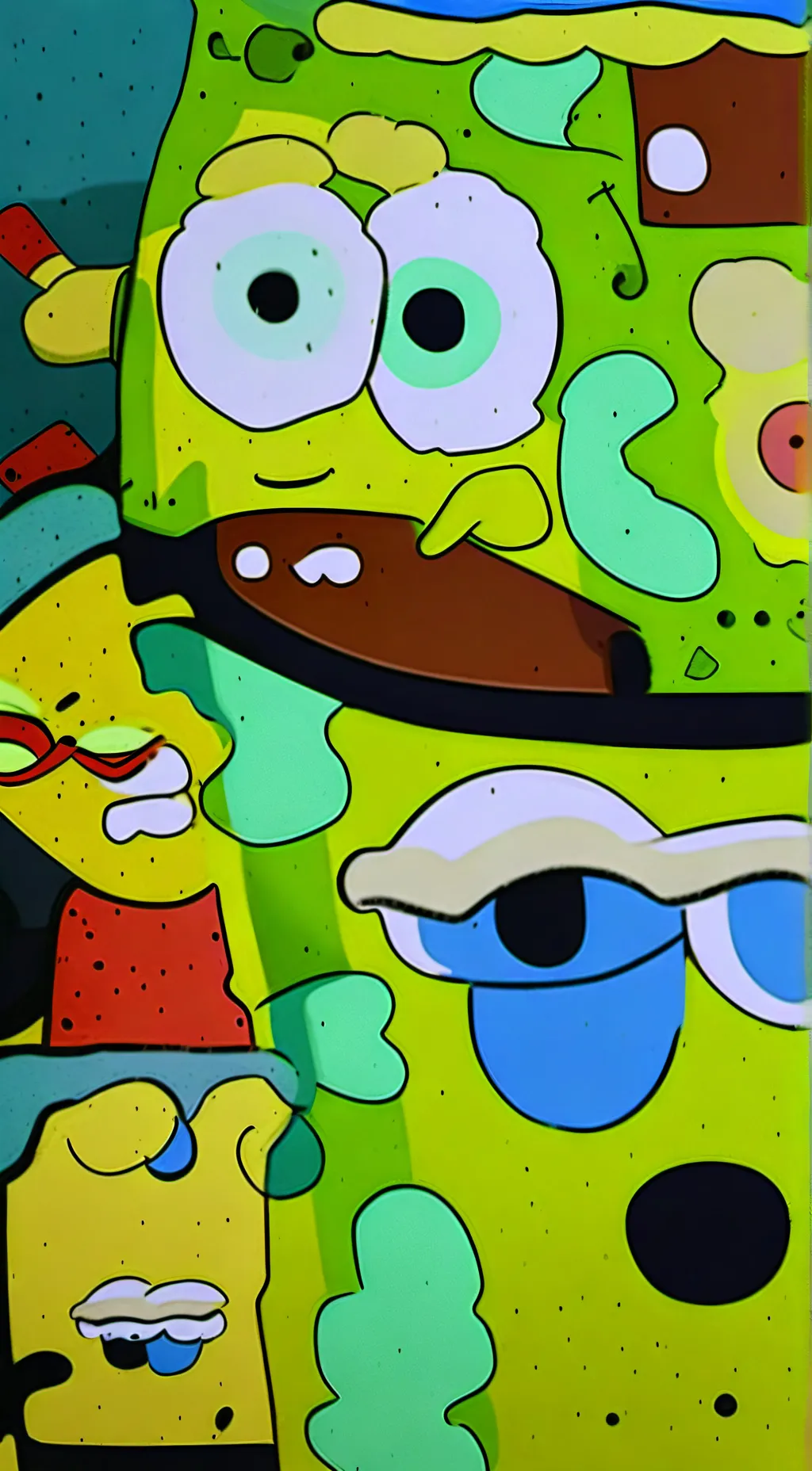 ai character: SpongeBob background