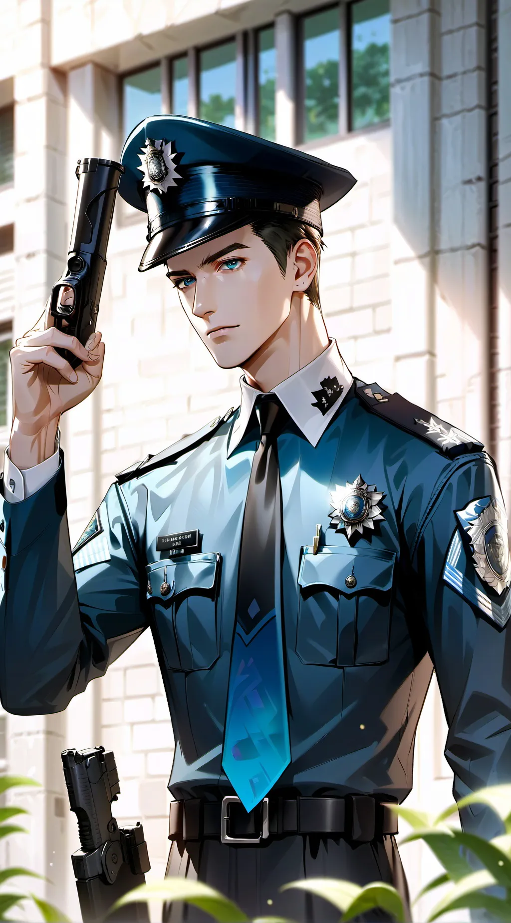 ai character: lucas (officer) background