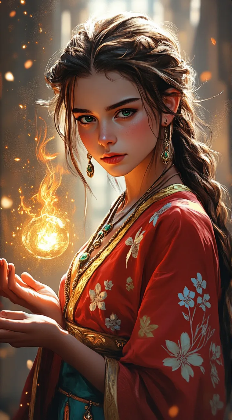 ai character: Marie background