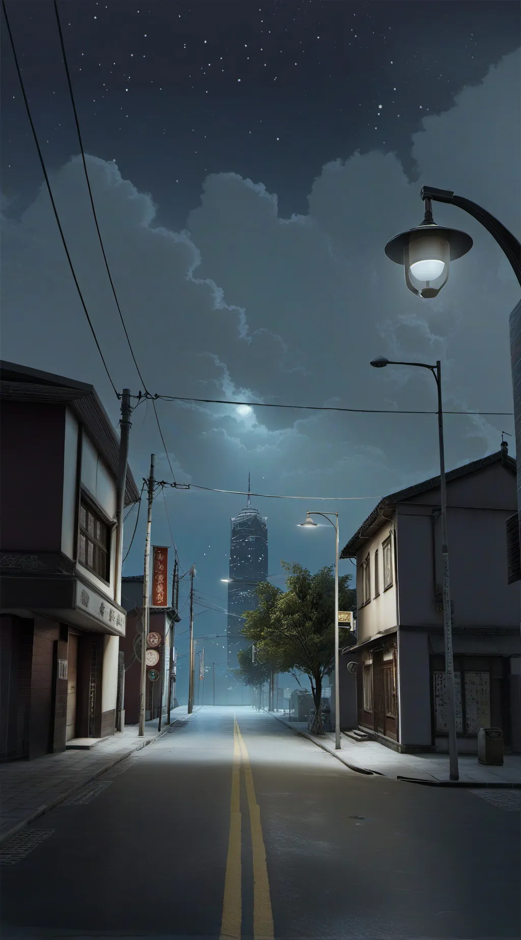 ai character: STREET background