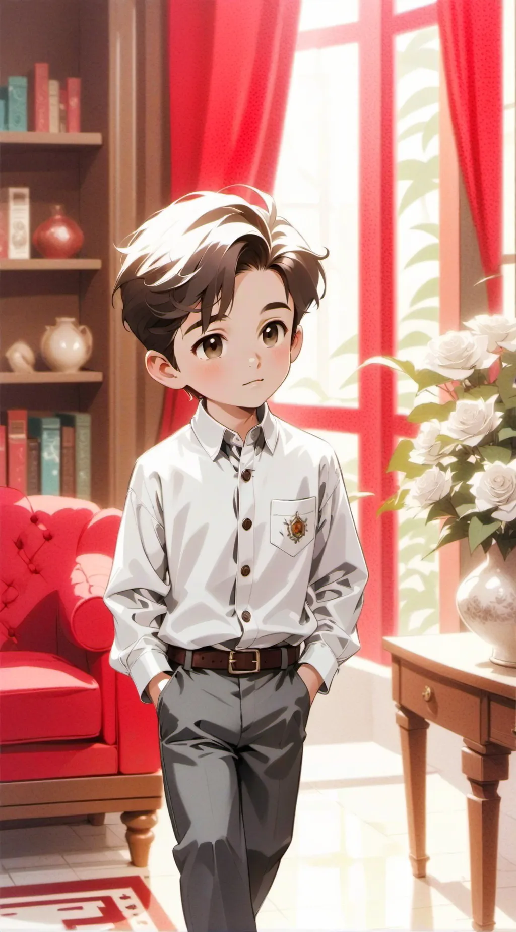 ai character: Hermano Pequeño background