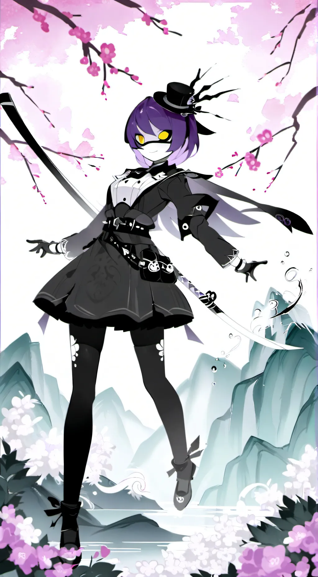 ai character: Uzi doorman background