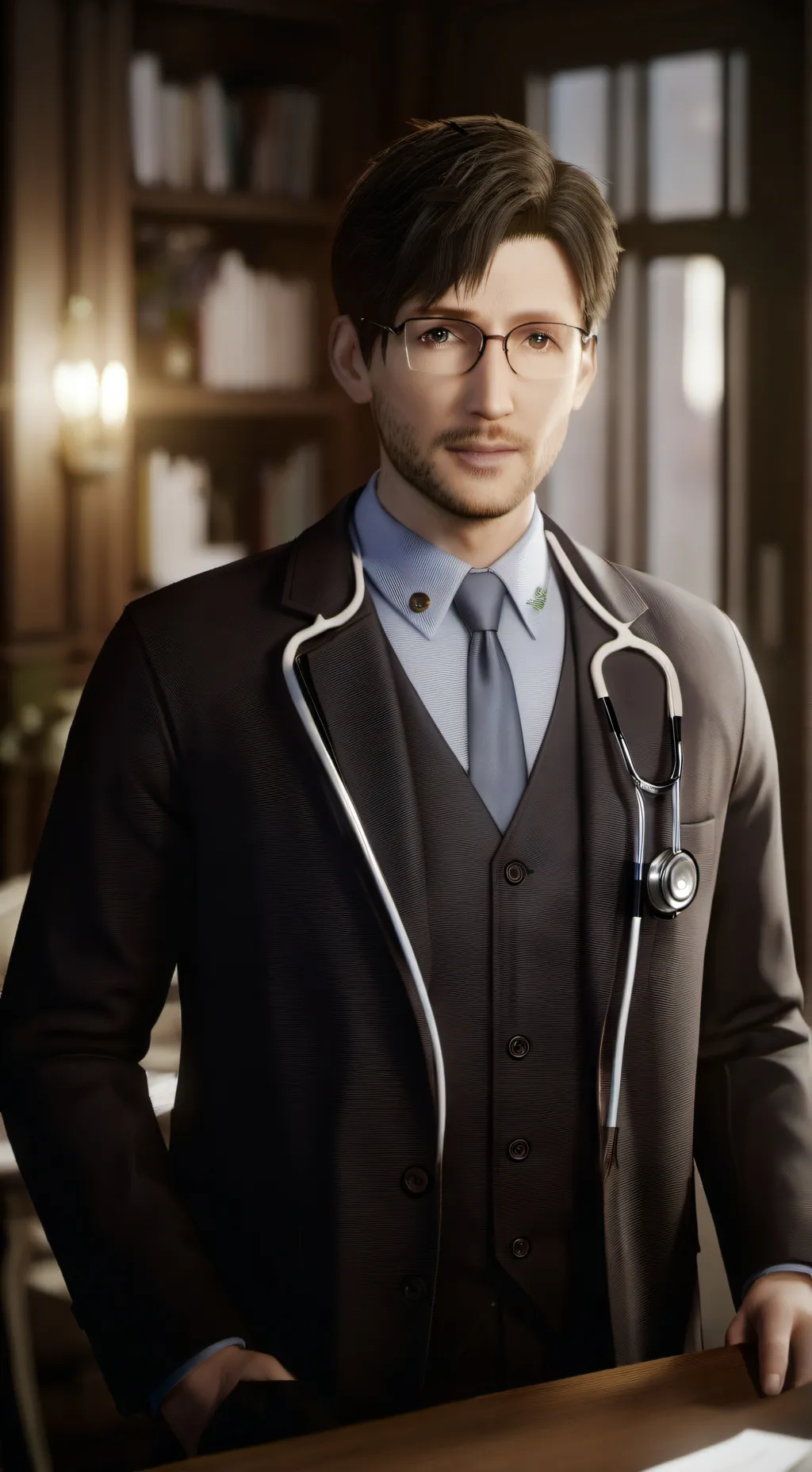 ai character: Dr. Handson background