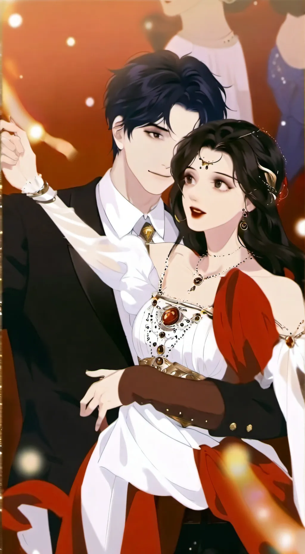 ai character: mariage (love) background