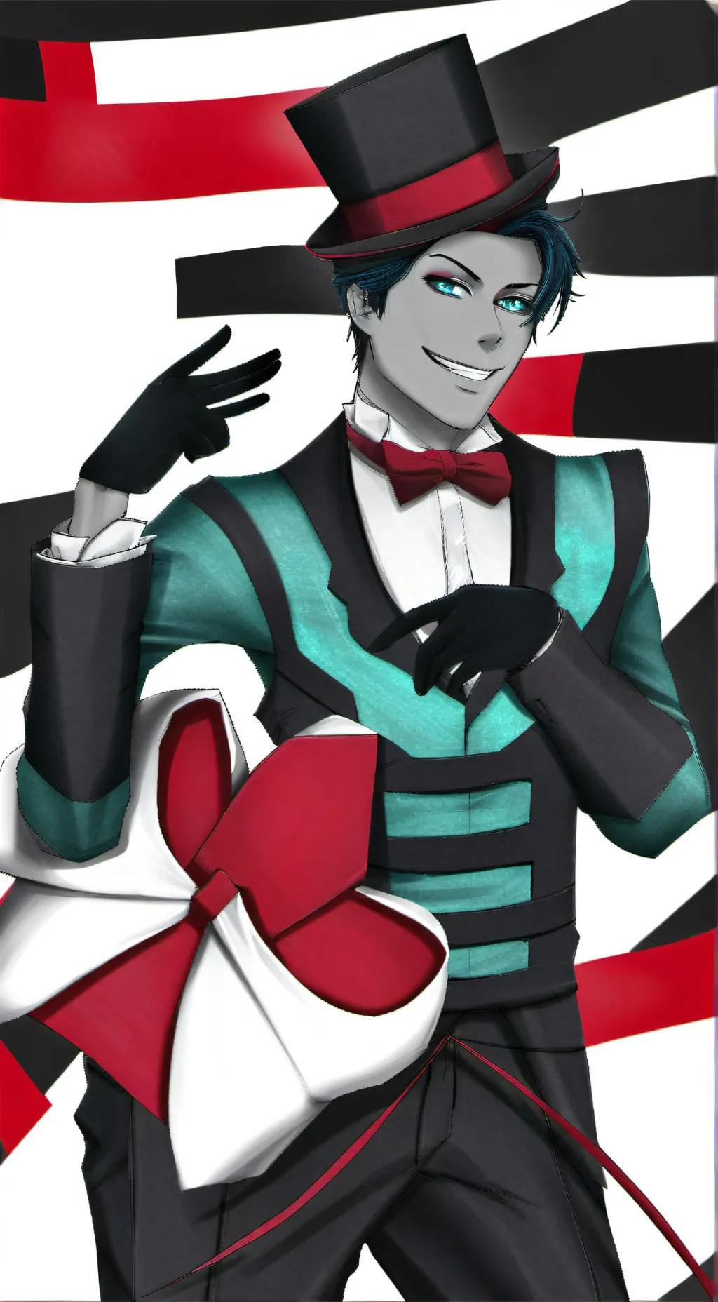 ai character: |Human| Vox  background