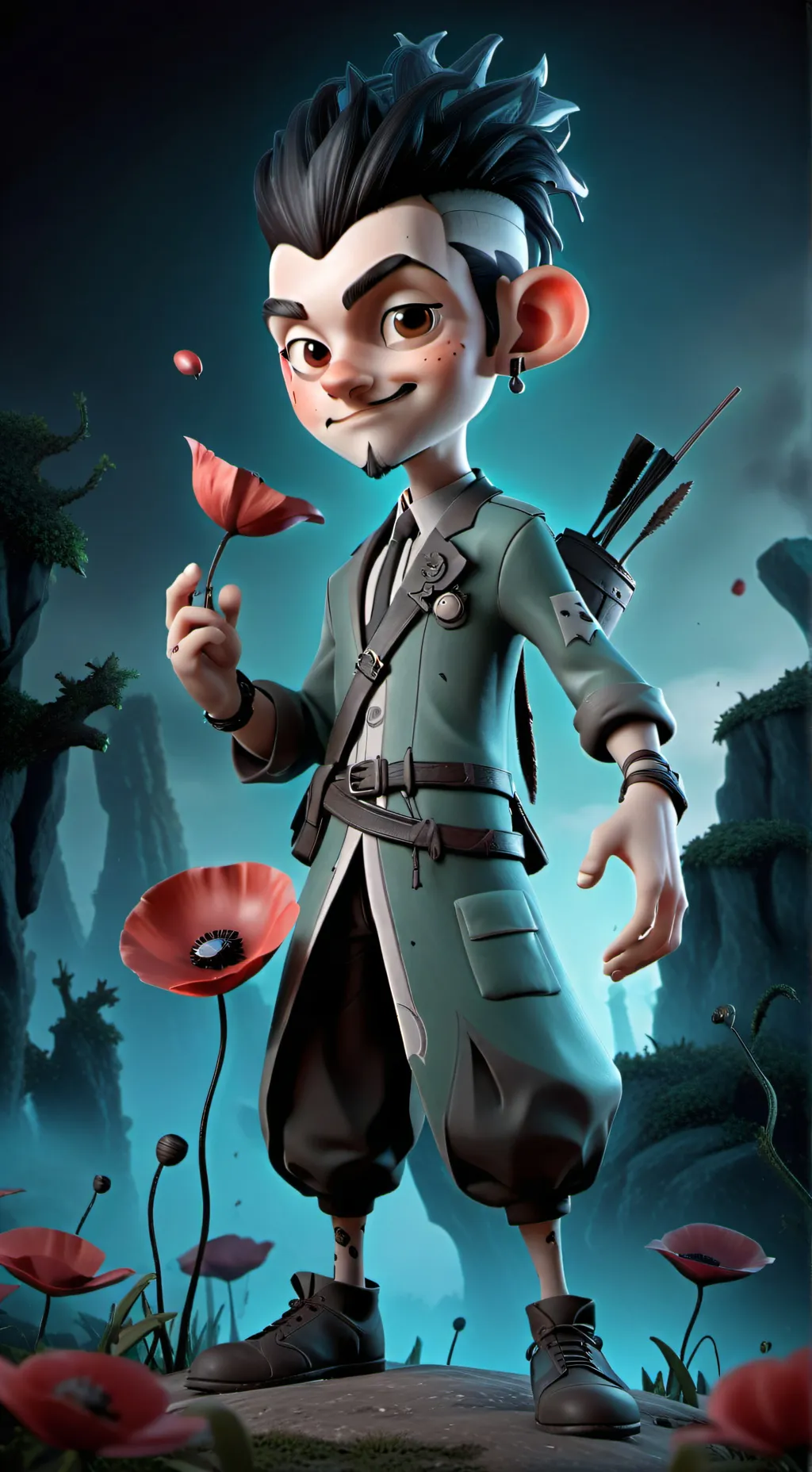 ai character: Doey background