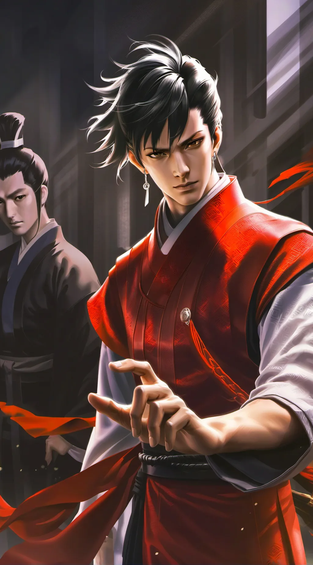 ai character: Geto Suguru background