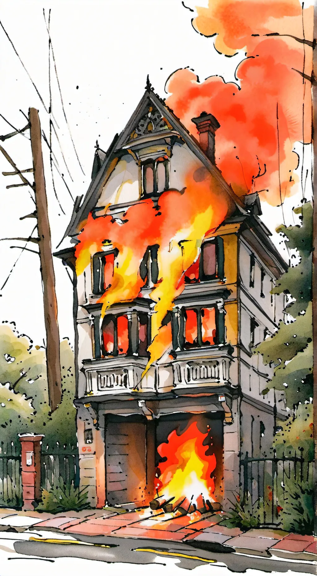 ai character: the arson gc background