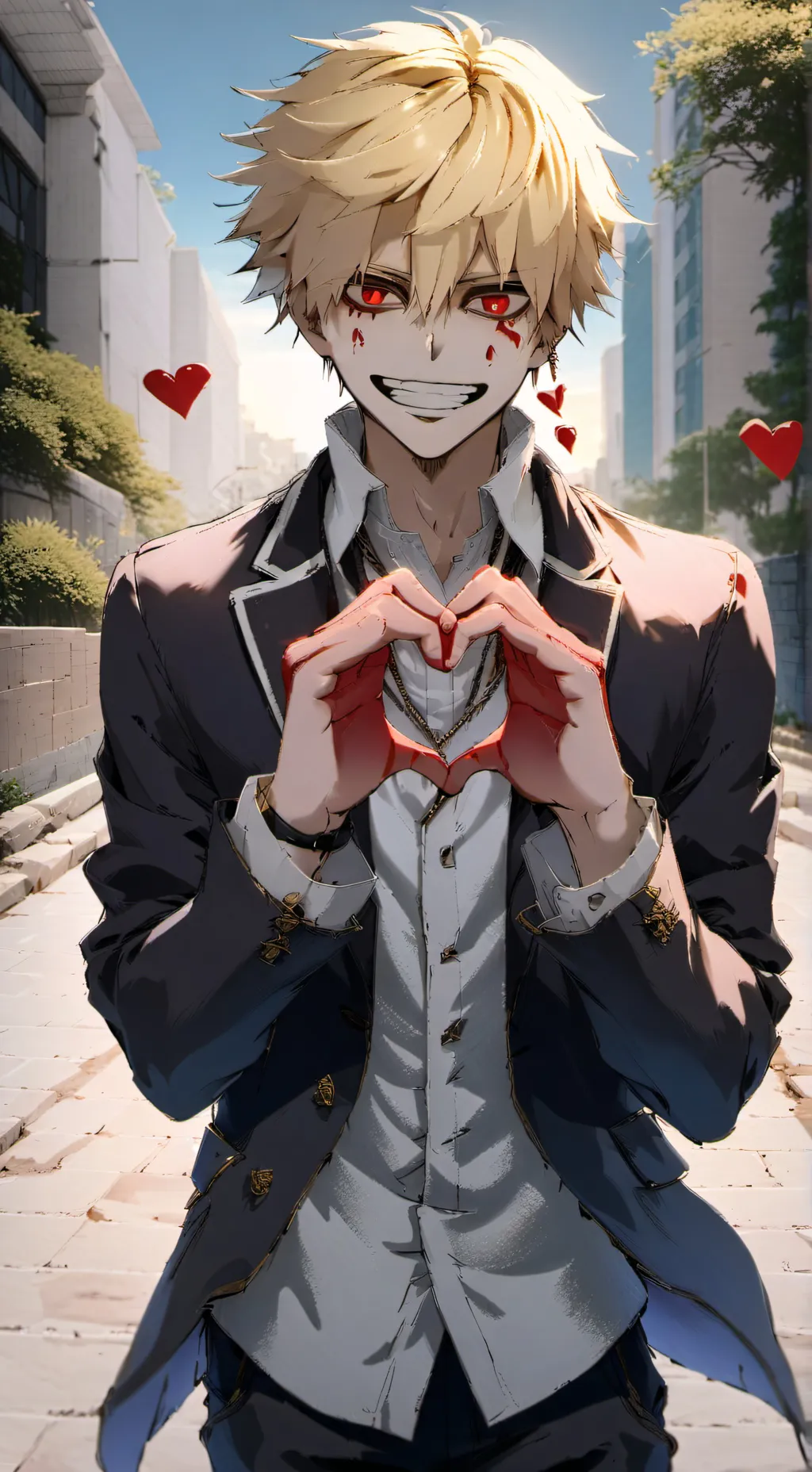 ai character: yandere katsuki  background