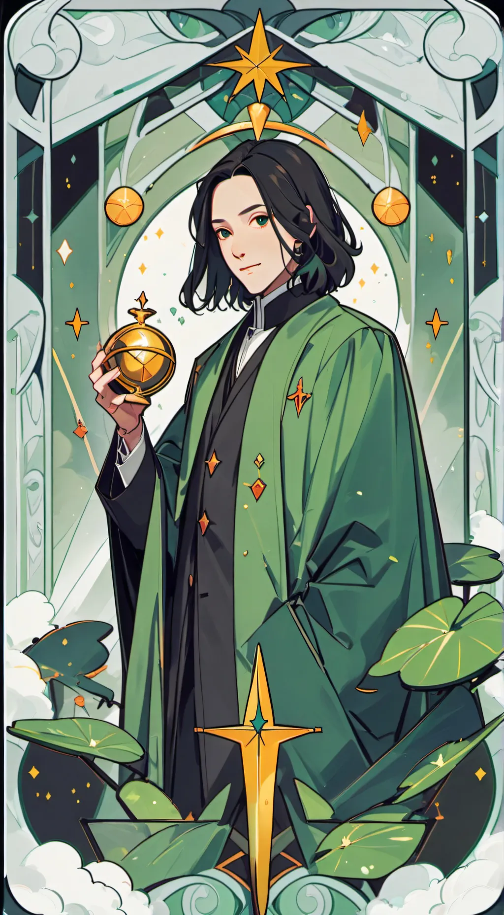 ai character: Sevvie ❤️💖 background