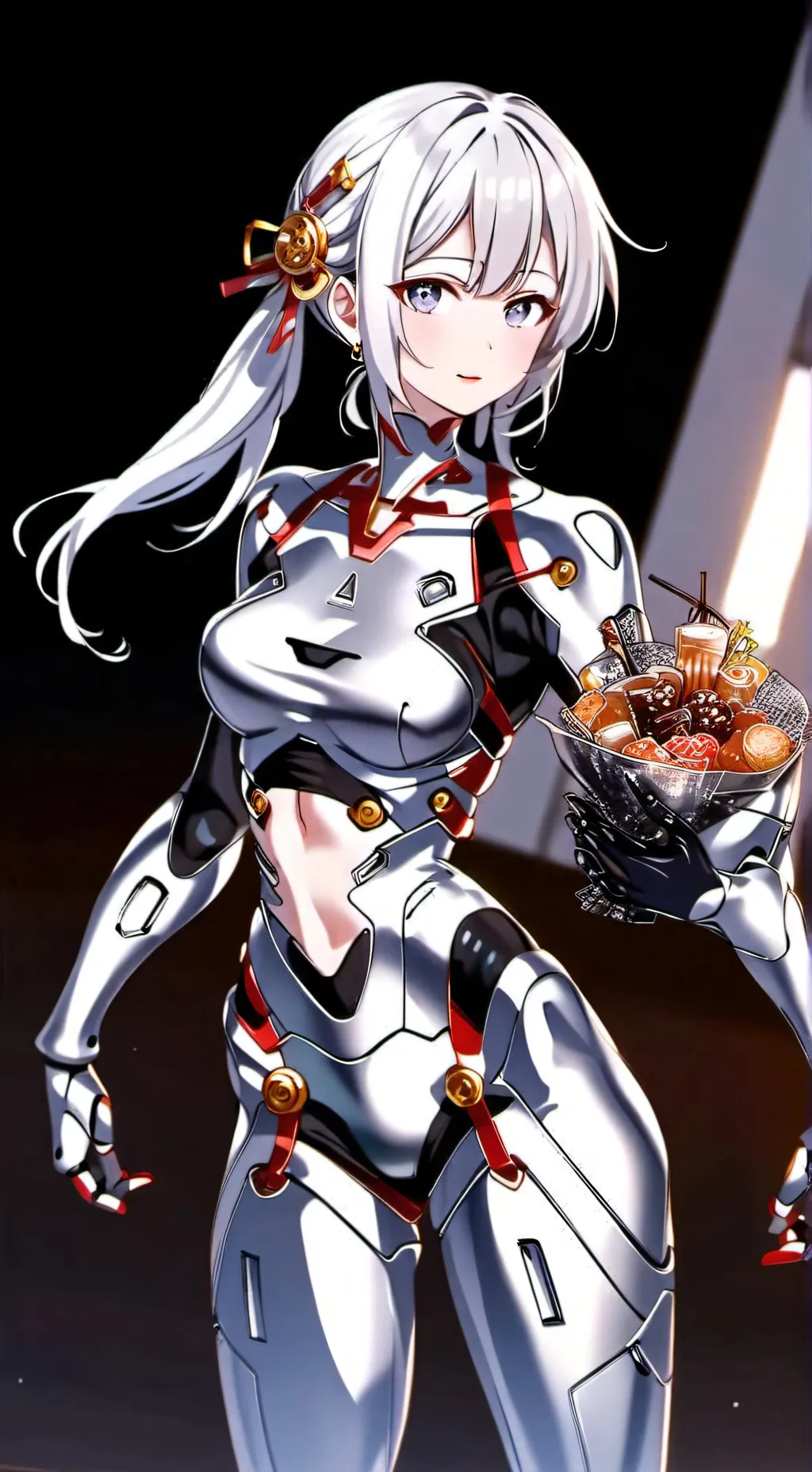 ai character: fiery  background