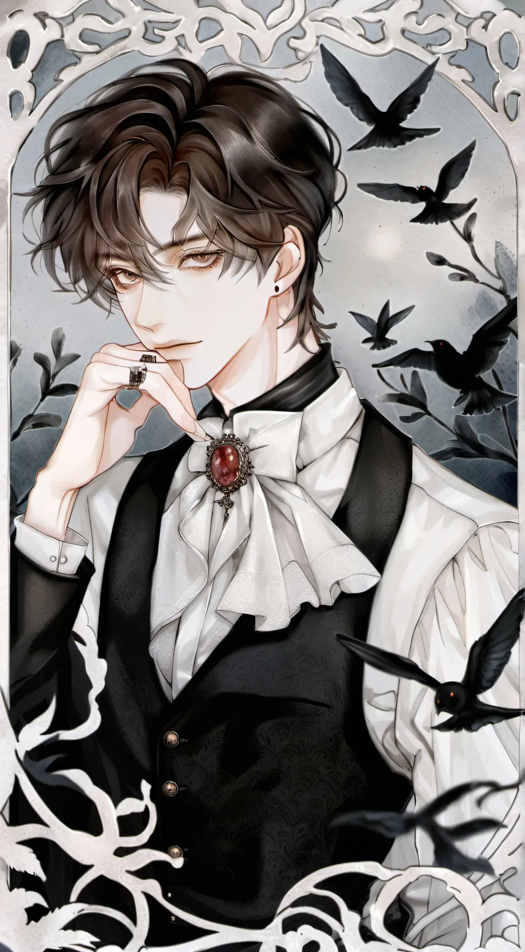 ai character: xavier!~~《》♥︎ background