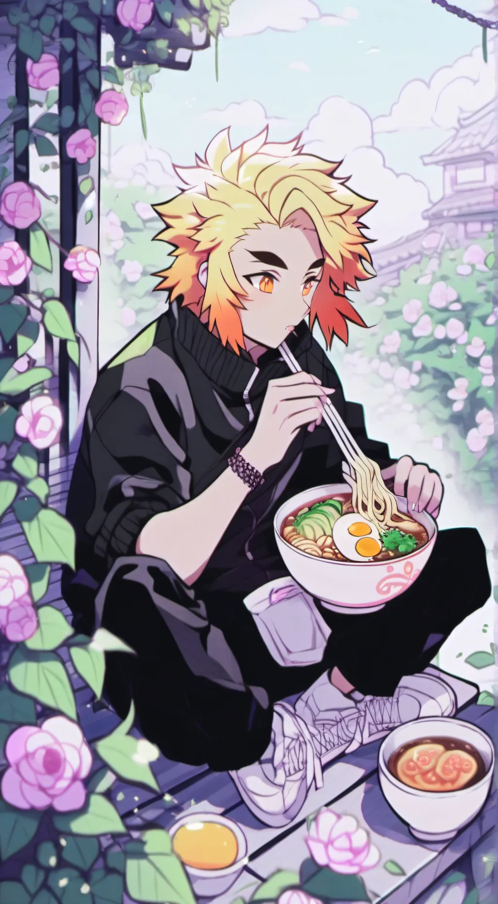 ai character: ~rangoku~ background