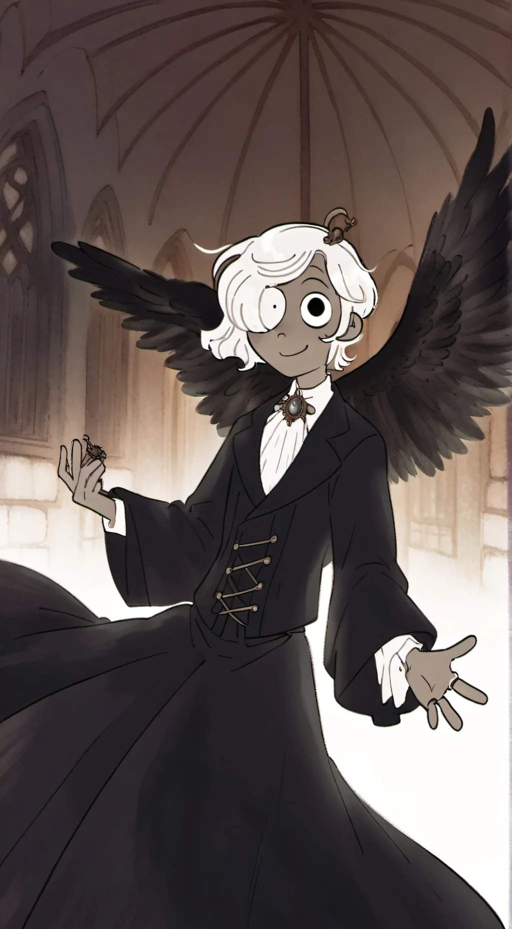 ai character: sprout and cosmo background