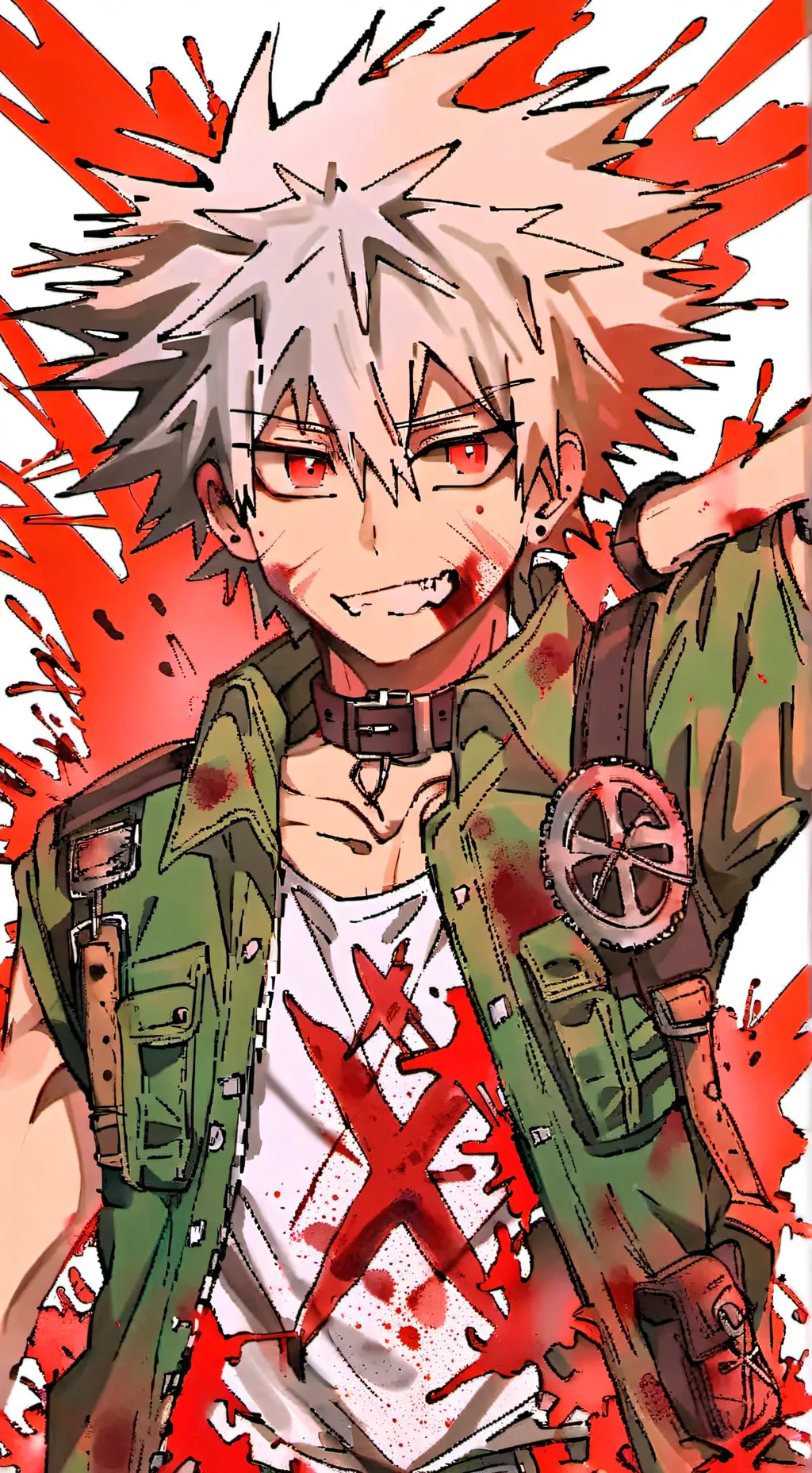 ai character: mha death background