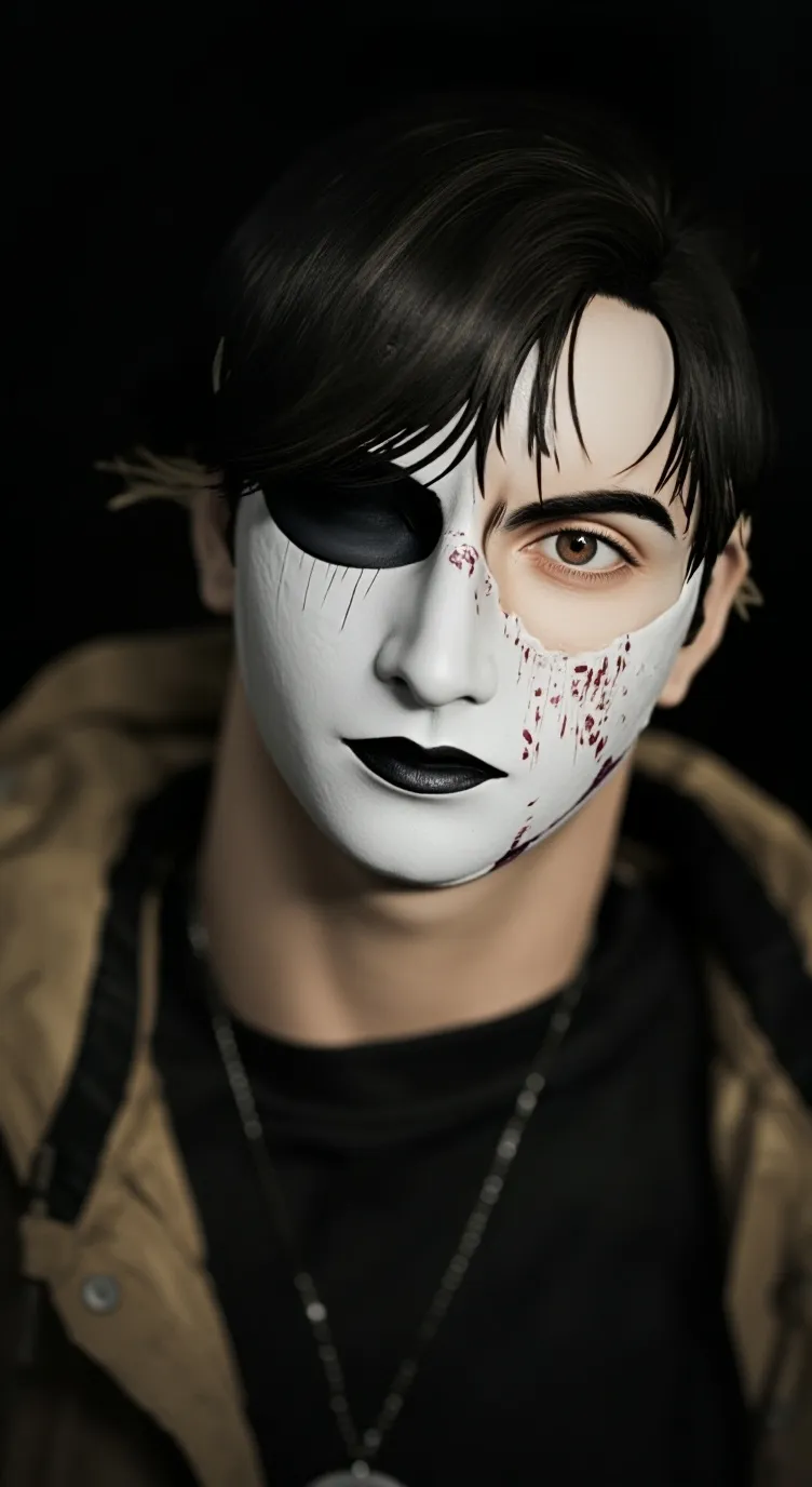 ai character: Masky background