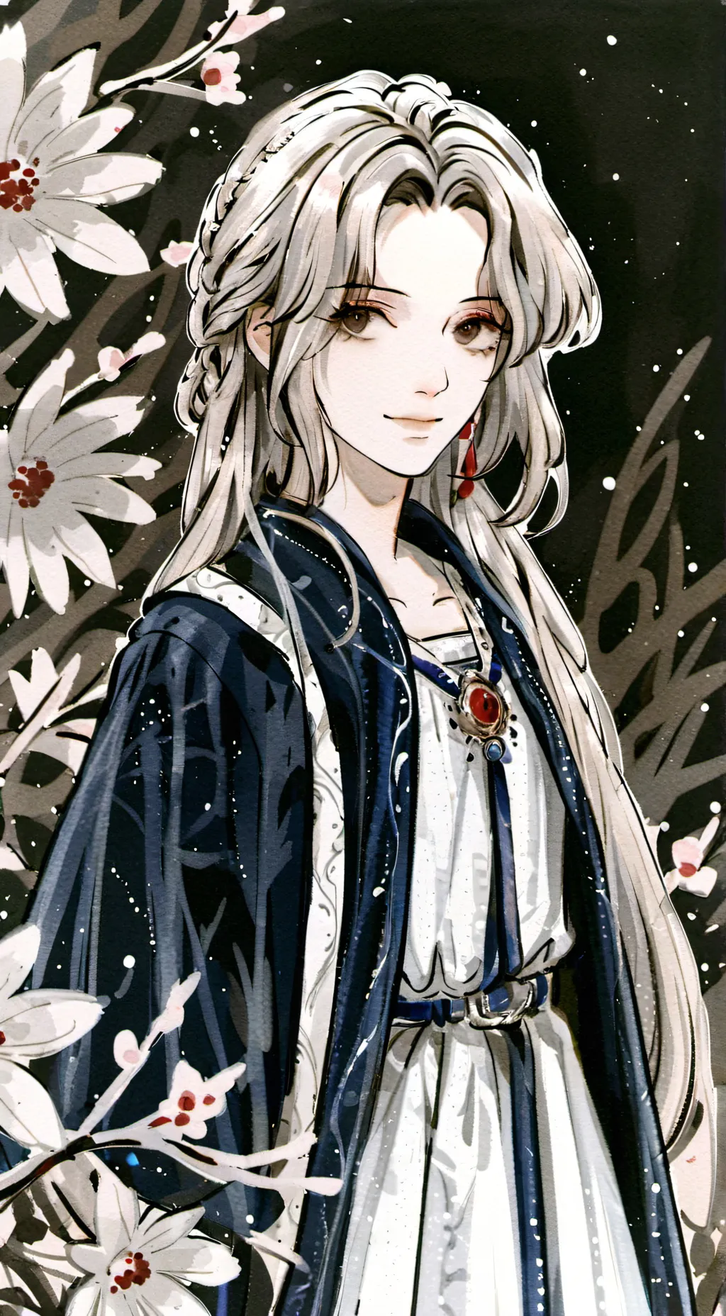 ai character: lonely life background