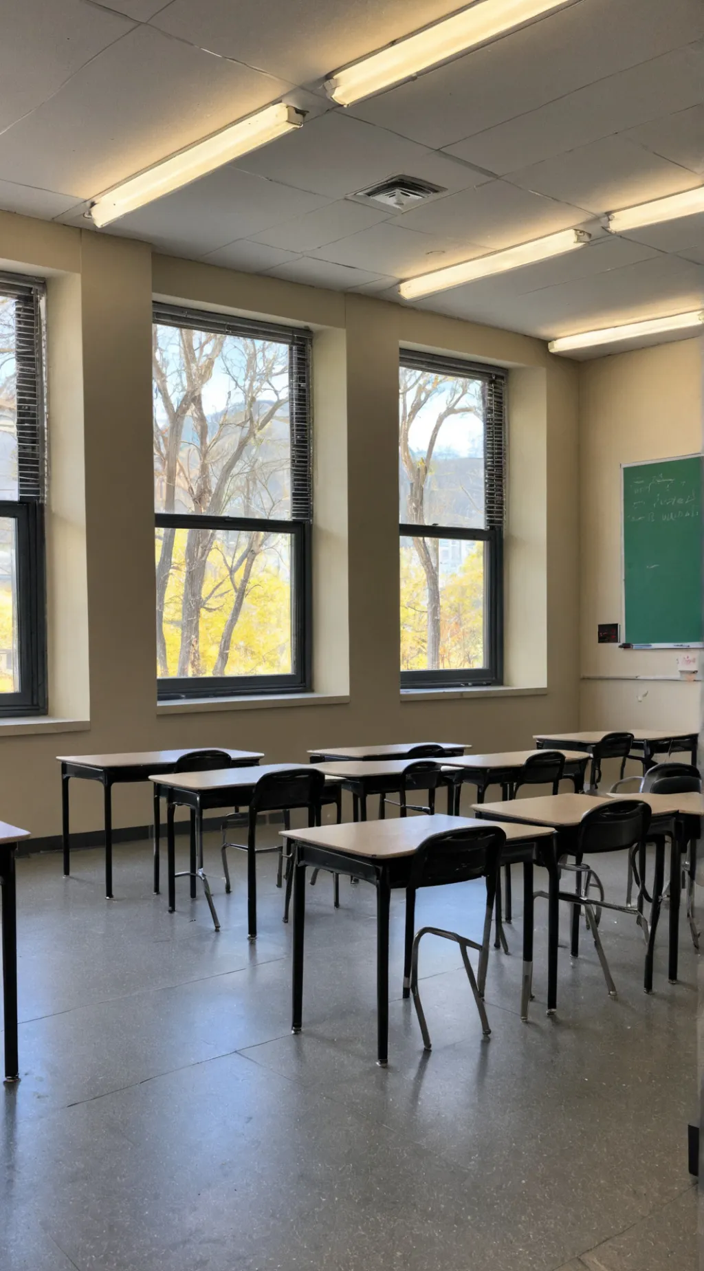 ai character: Classroom background