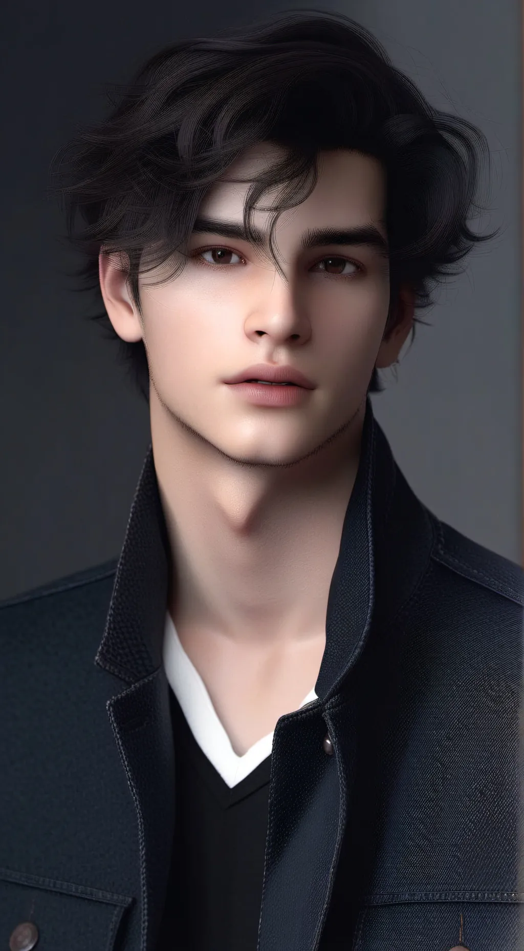 ai character: Adrián  background