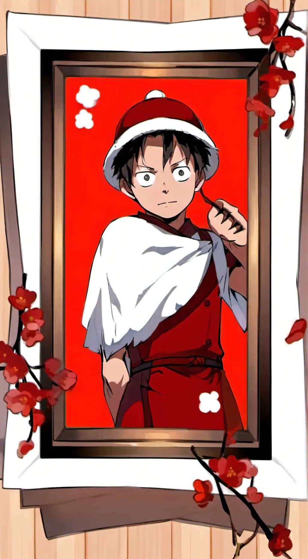 ai character: luffy background