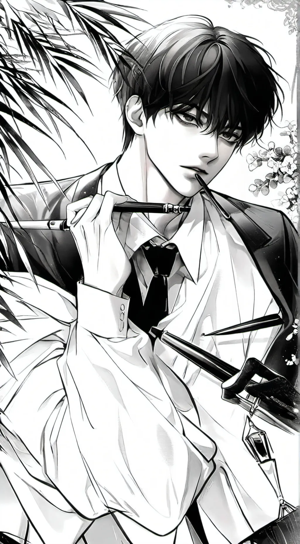 ai character: 离陌 background