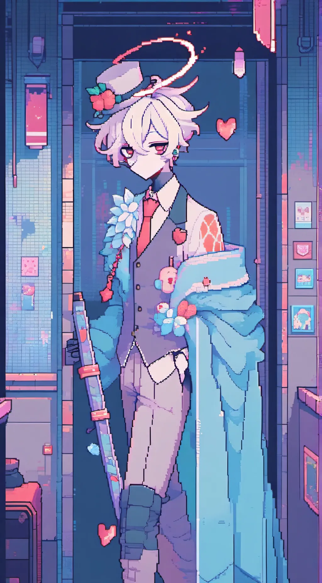 ai character: 🍎•Lucifer•🐍 background