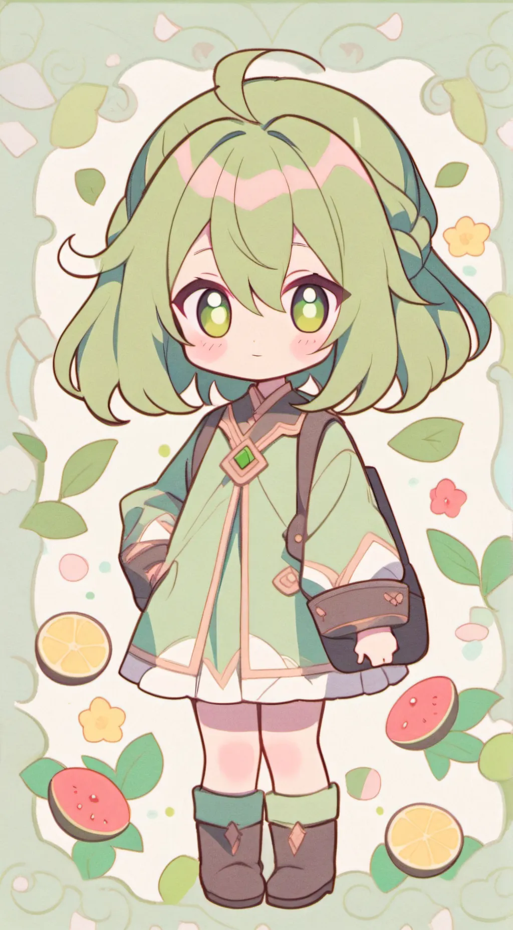 ai character: Chika  background