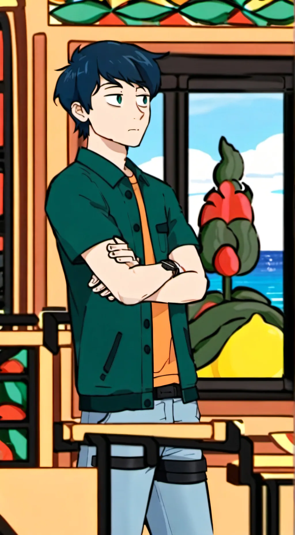 ai character: Tomjake español background