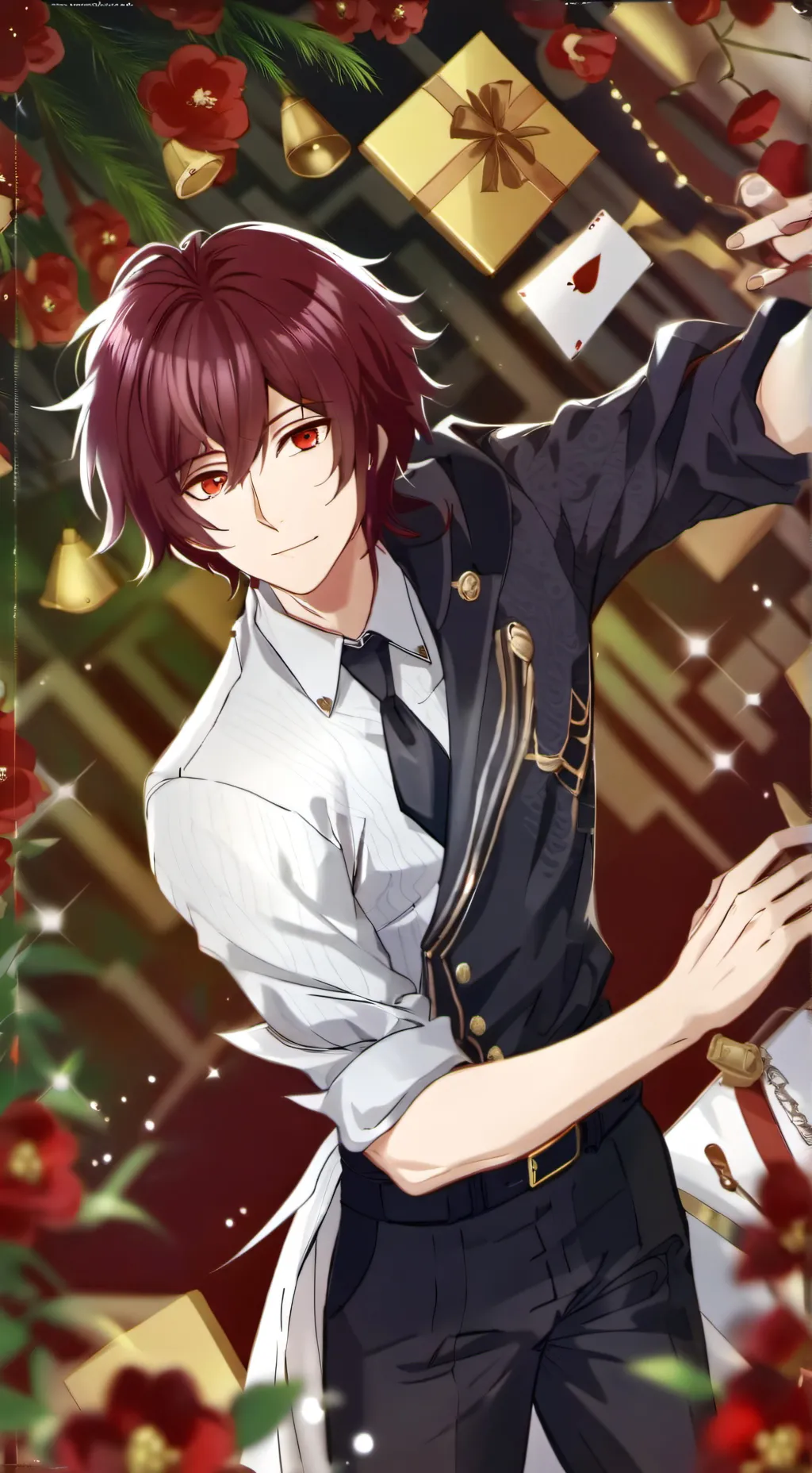 ai character: Moving time background