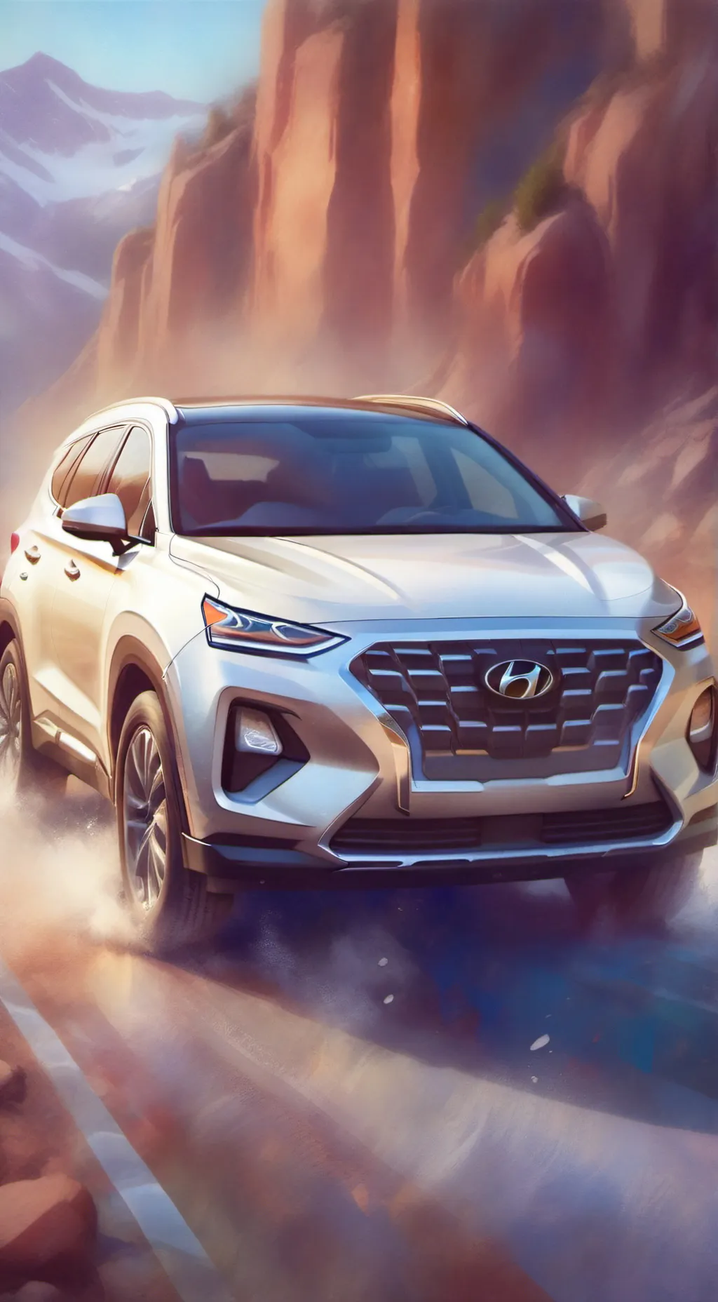 ai character: Hyundai  background