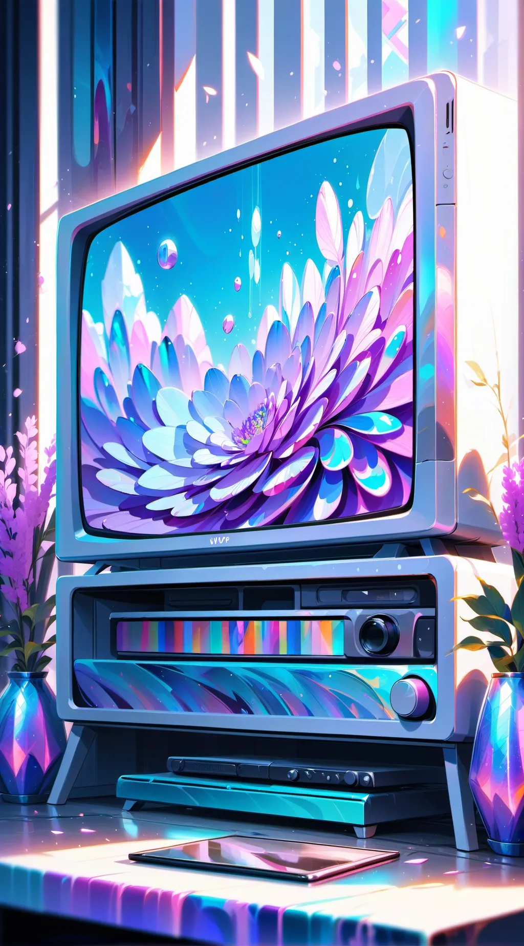 ai character: hex background