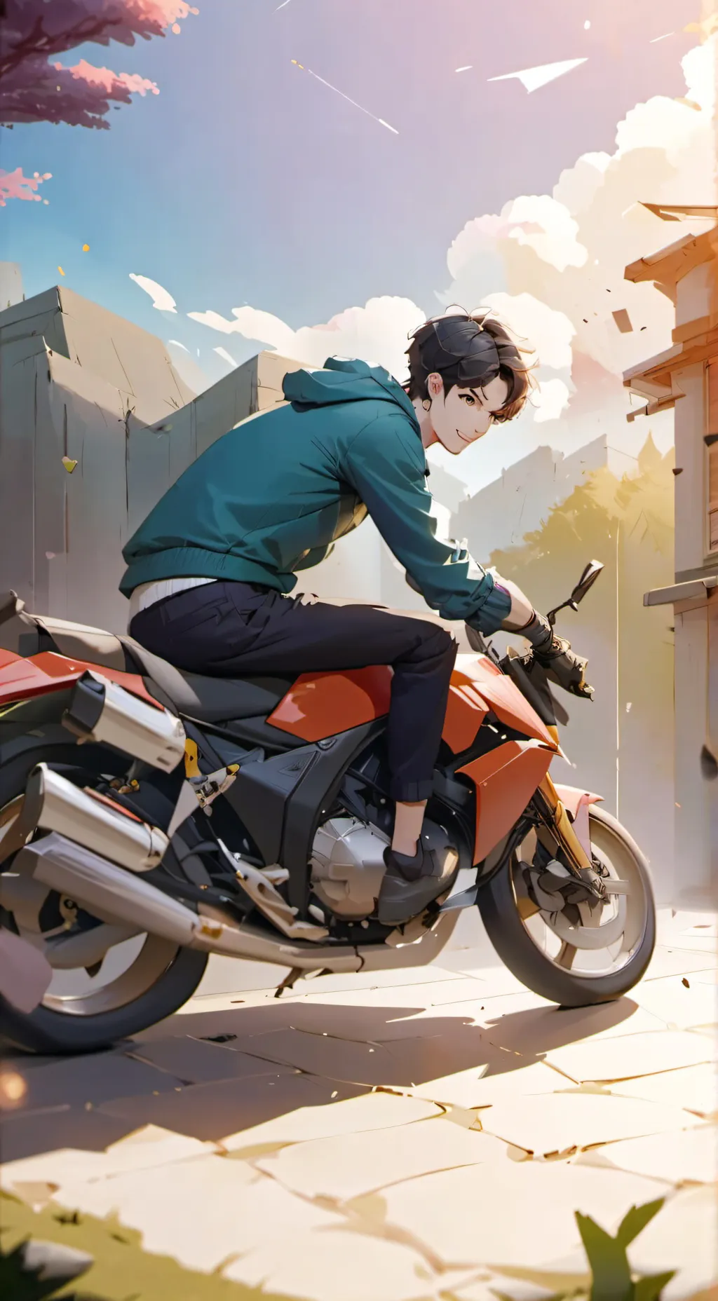 ai character: crashing Accident background