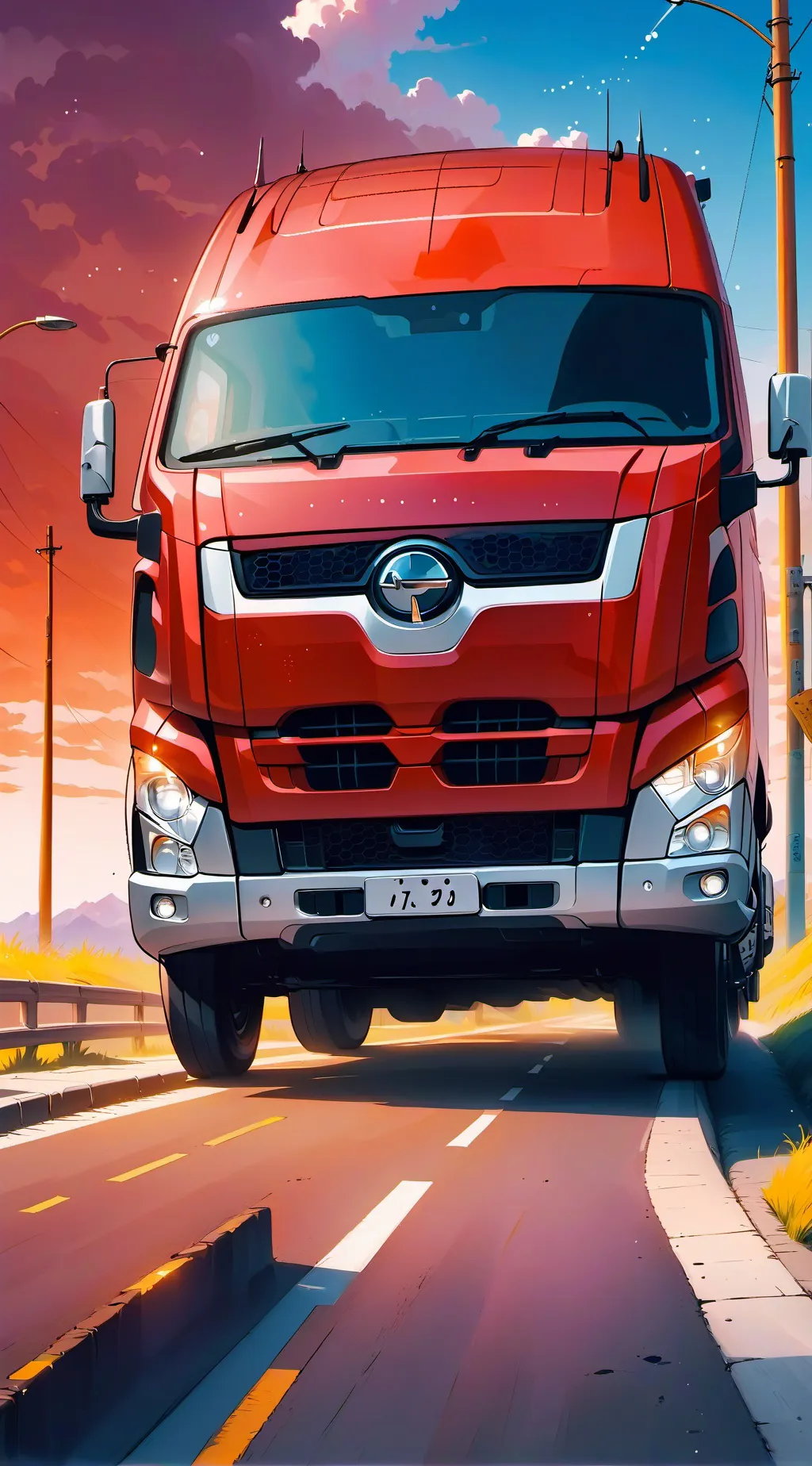 ai character: Sprunki Road Trip background