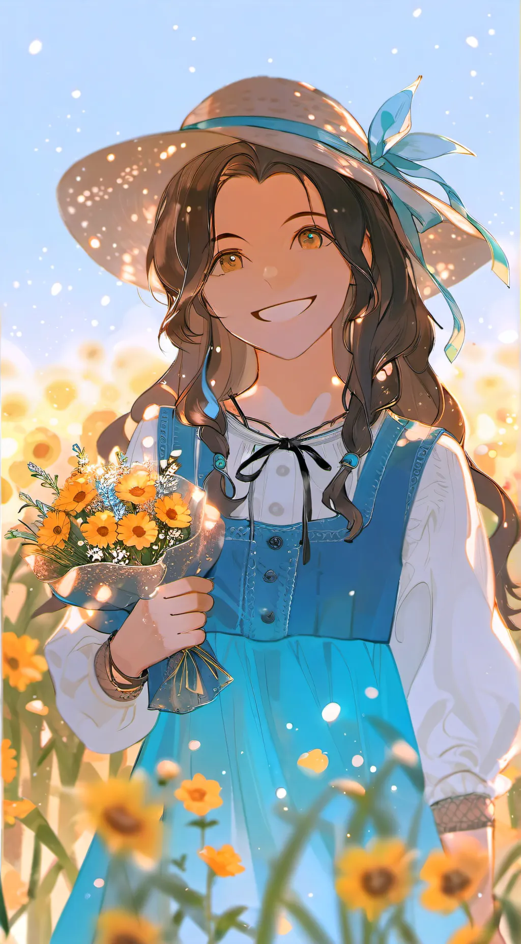 ai character: Hana Choi  background