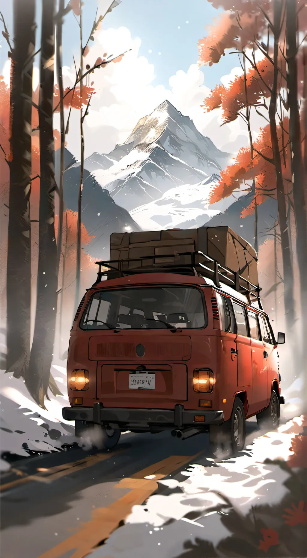 ai character: HH roadtrip background