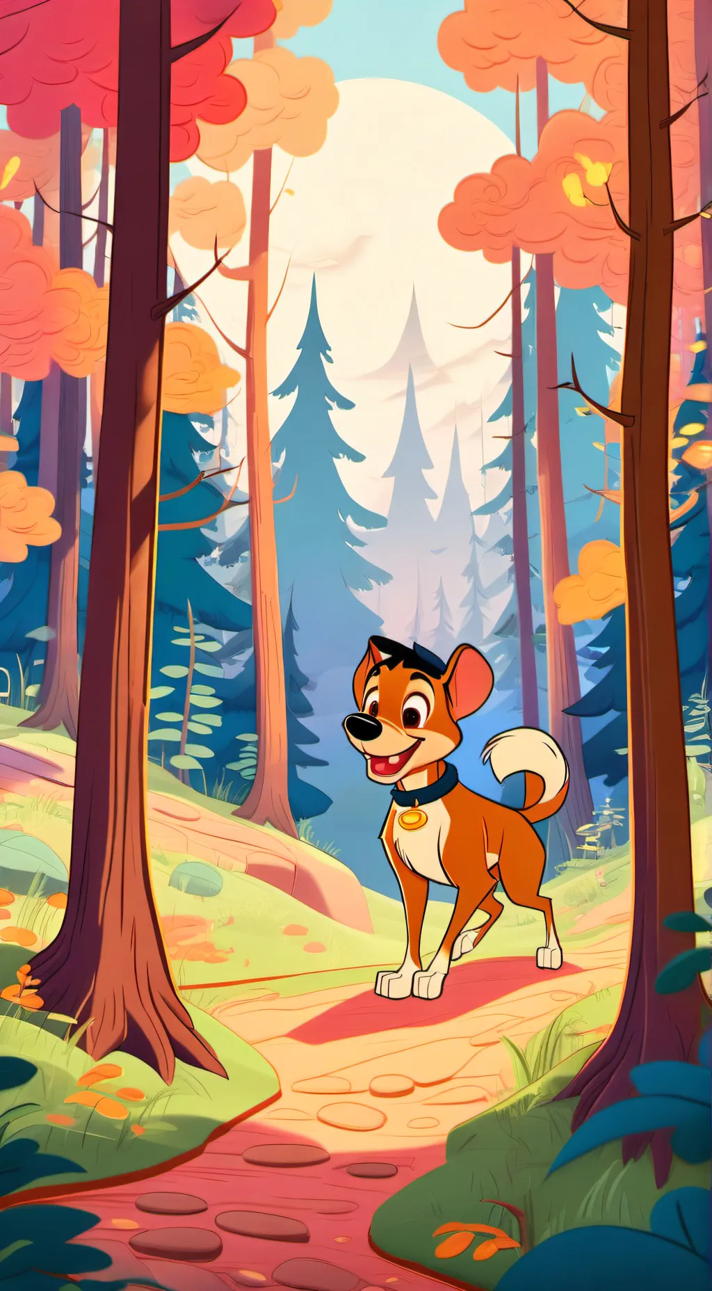 ai character: Fpe×scary places. background