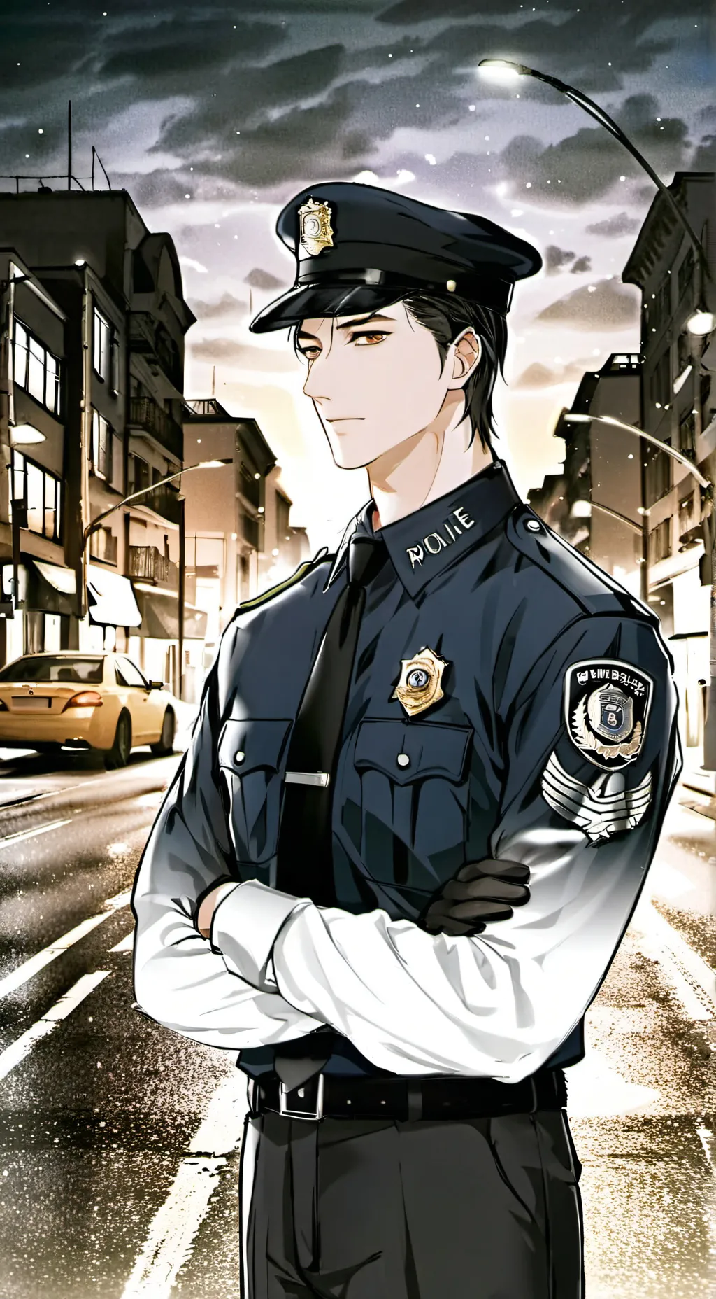 ai character: lucas (officer) background