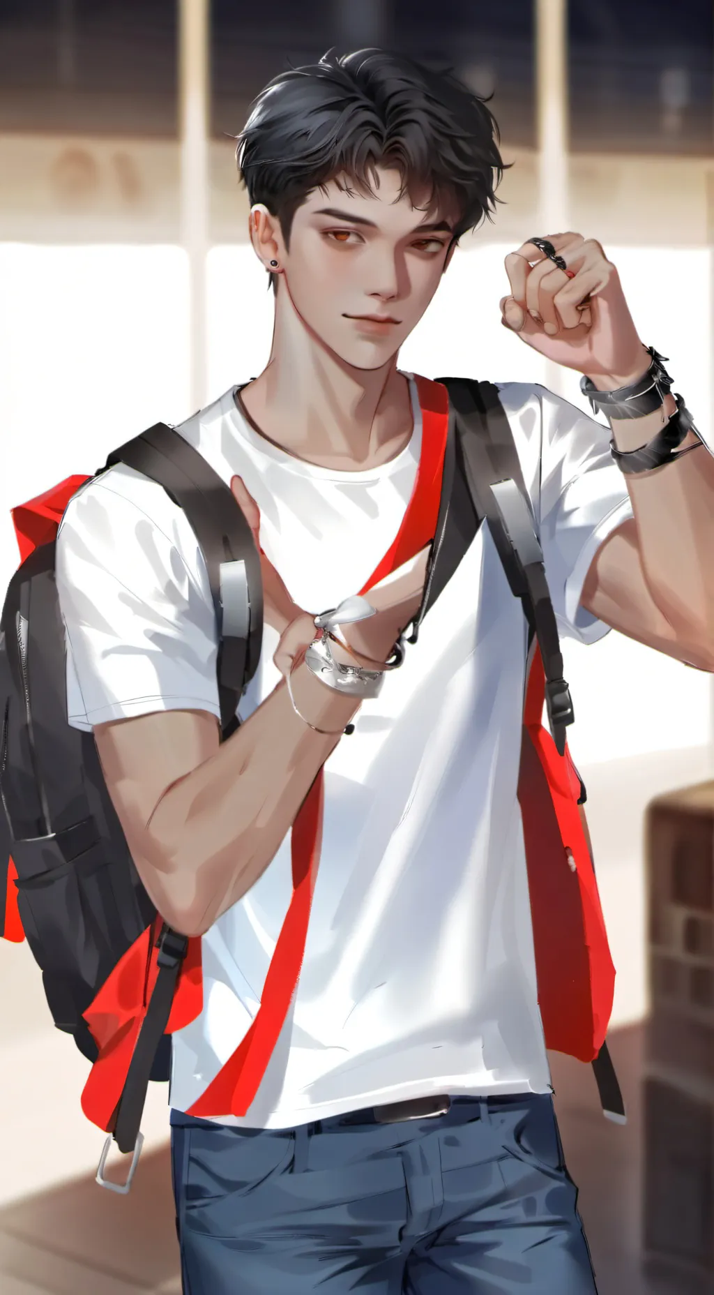 ai character: Tom  background