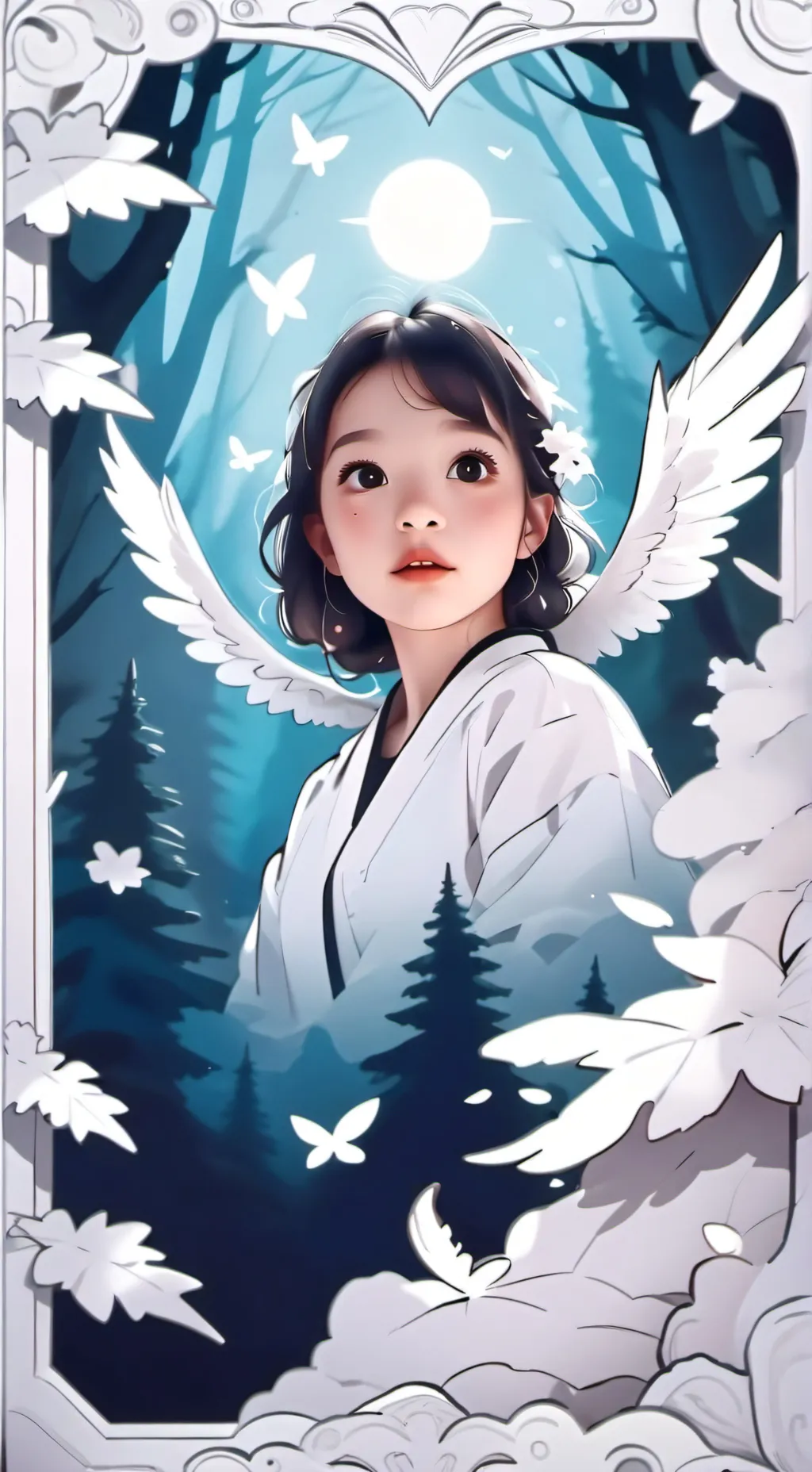 ai character: Cinamoroll  background