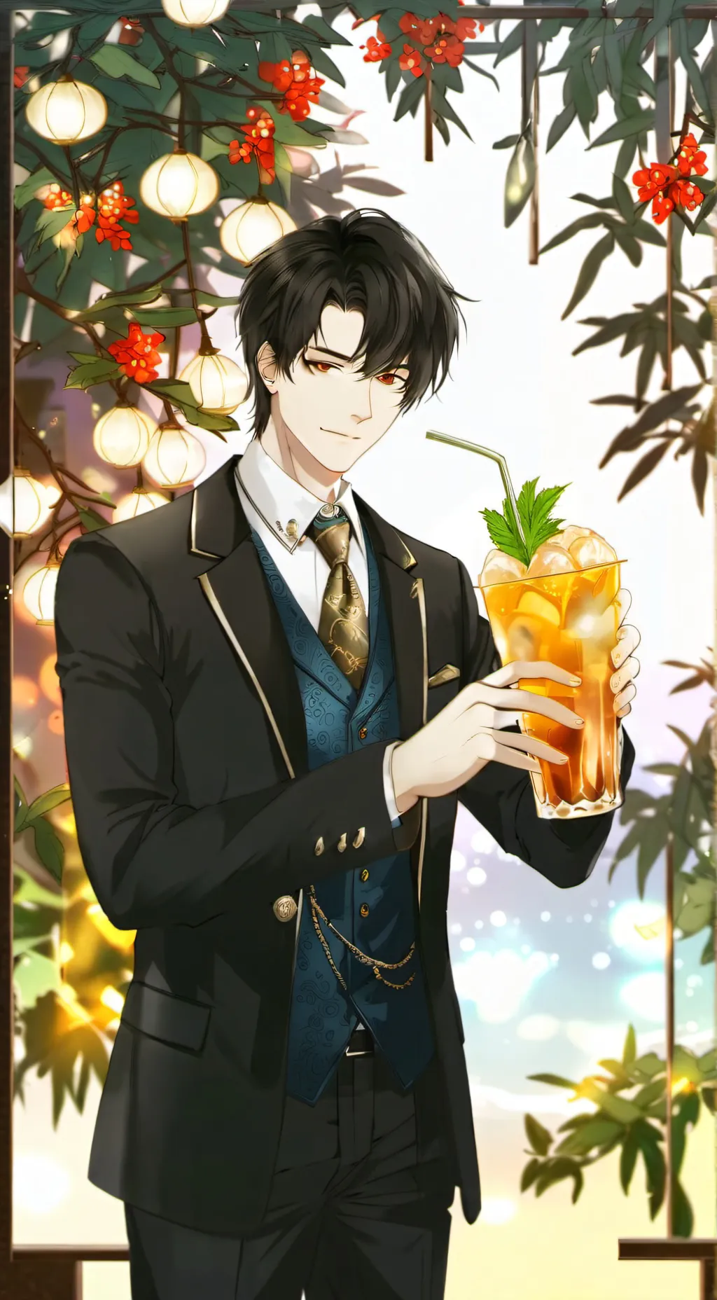 ai character: Leon background